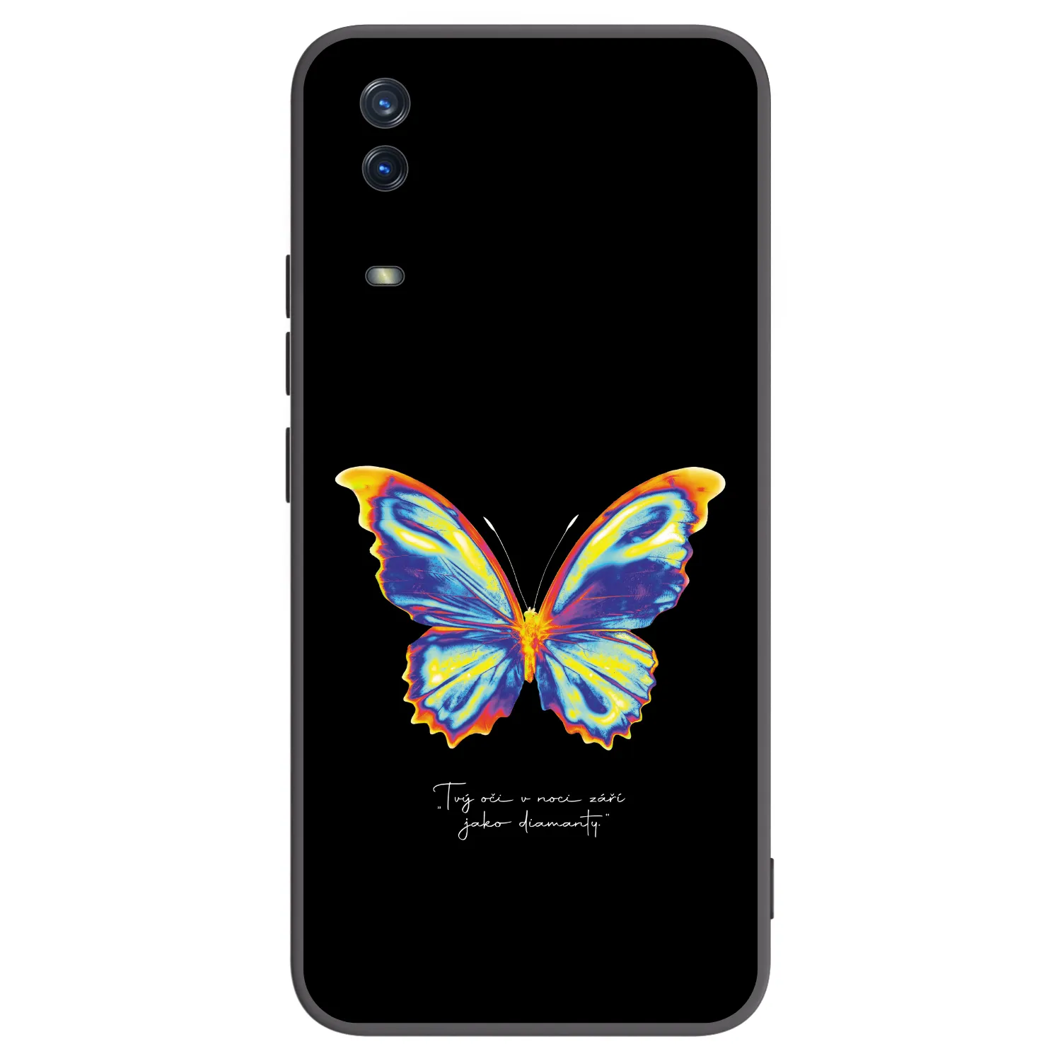 Picasee husă neagră din silicon pentru Vivo Y11s - Diamanty Black