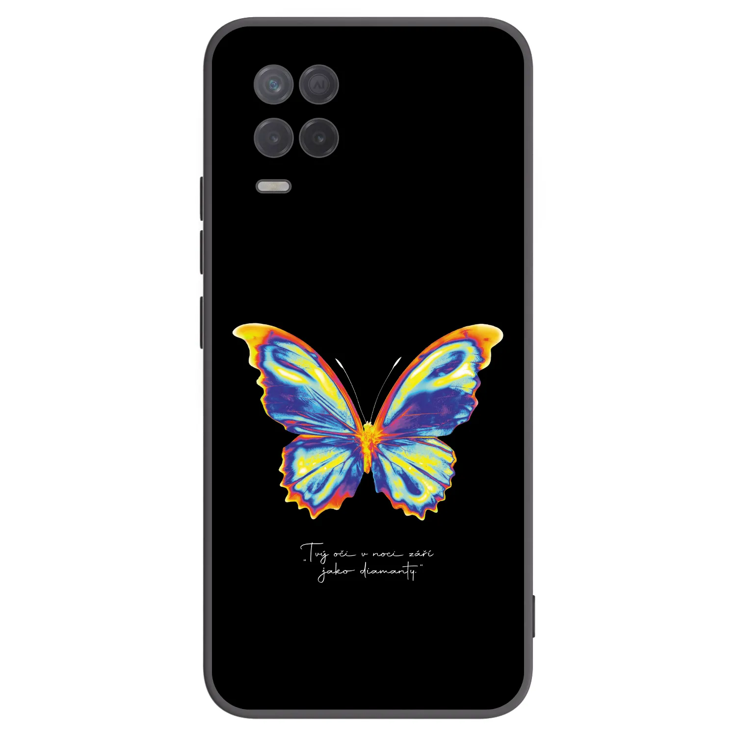 Picasee husă neagră din silicon pentru Realme 8 5G - Diamanty Black
