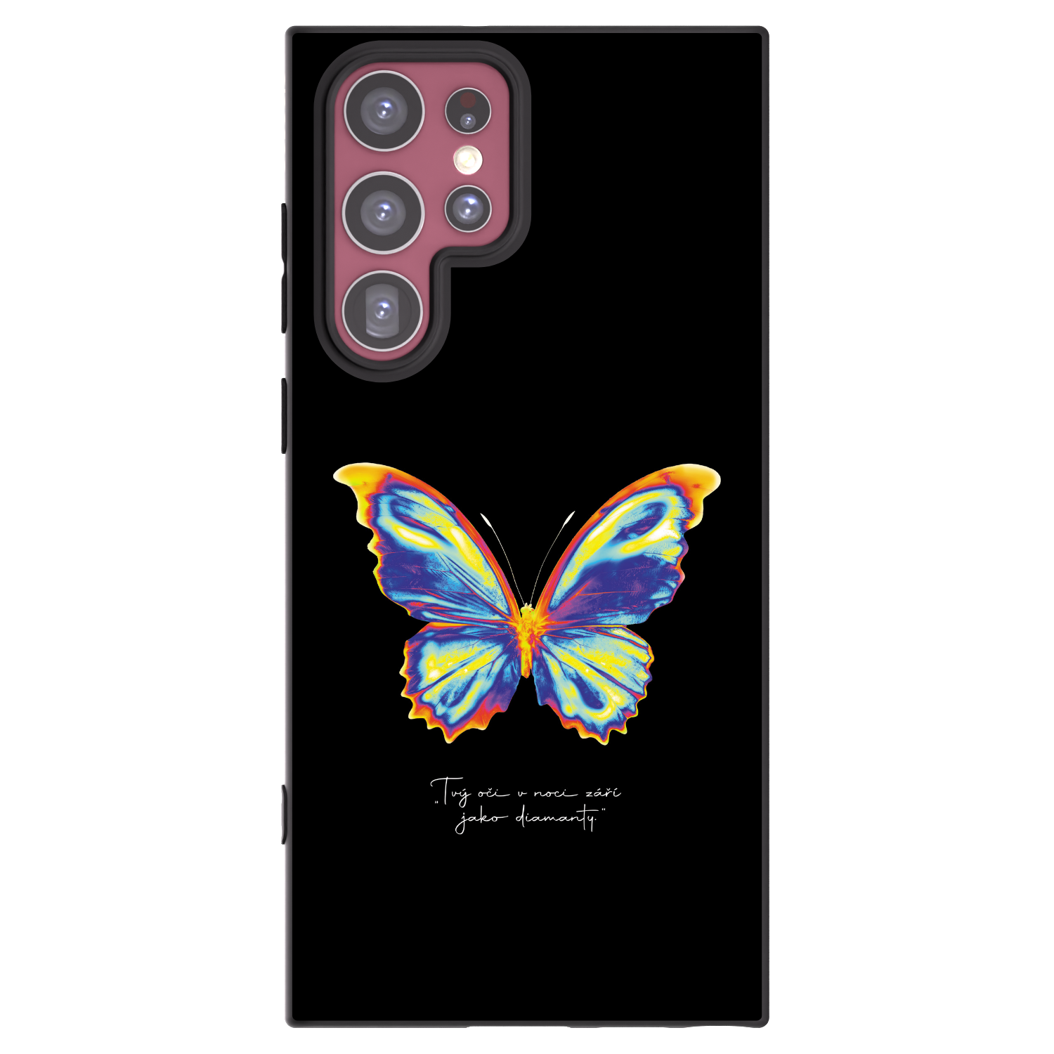 Picasee husă neagră din silicon pentru Samsung Galaxy S22 Ultra 5G - Diamanty Black