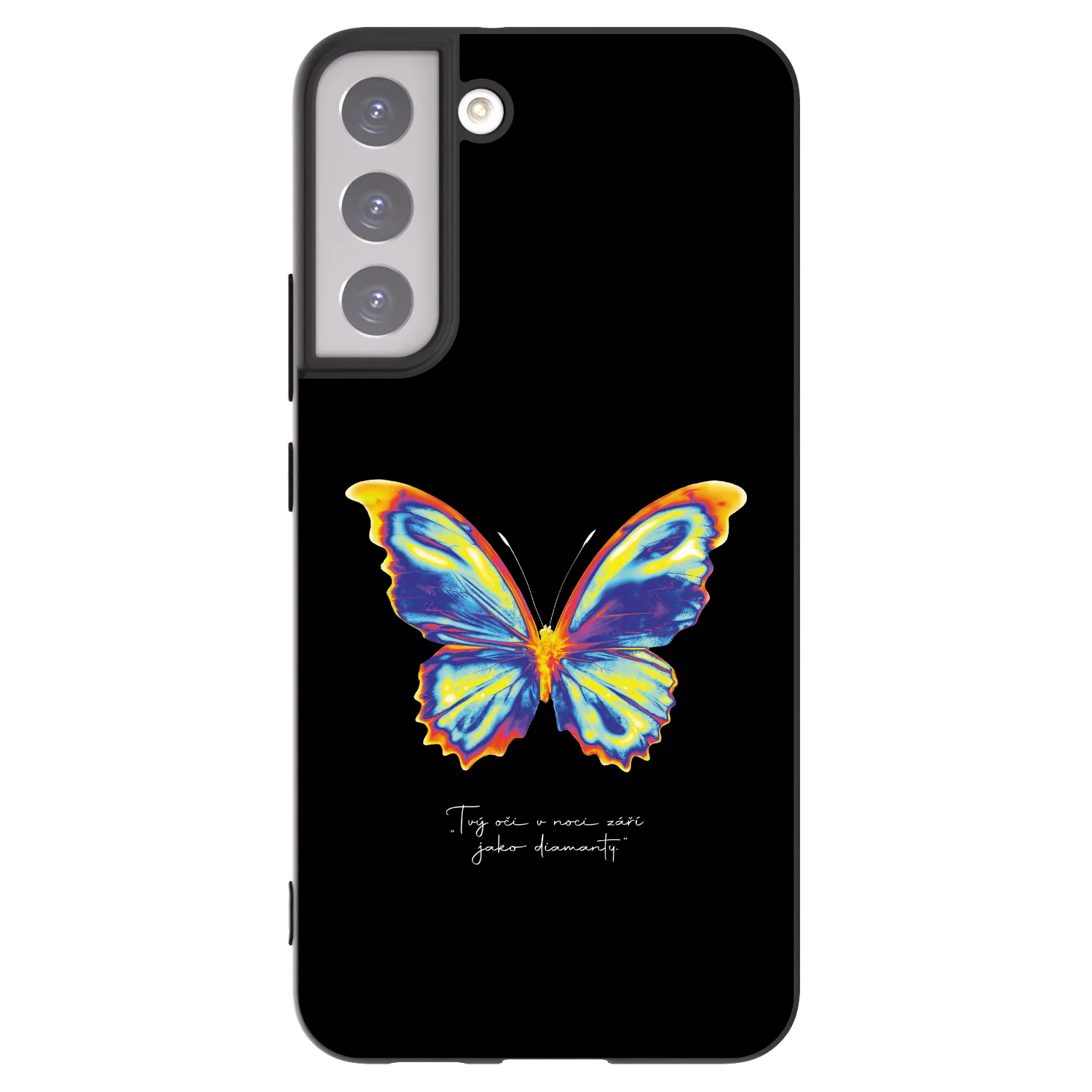 Picasee husă neagră din silicon pentru Samsung Galaxy S22+ 5G - Diamanty Black