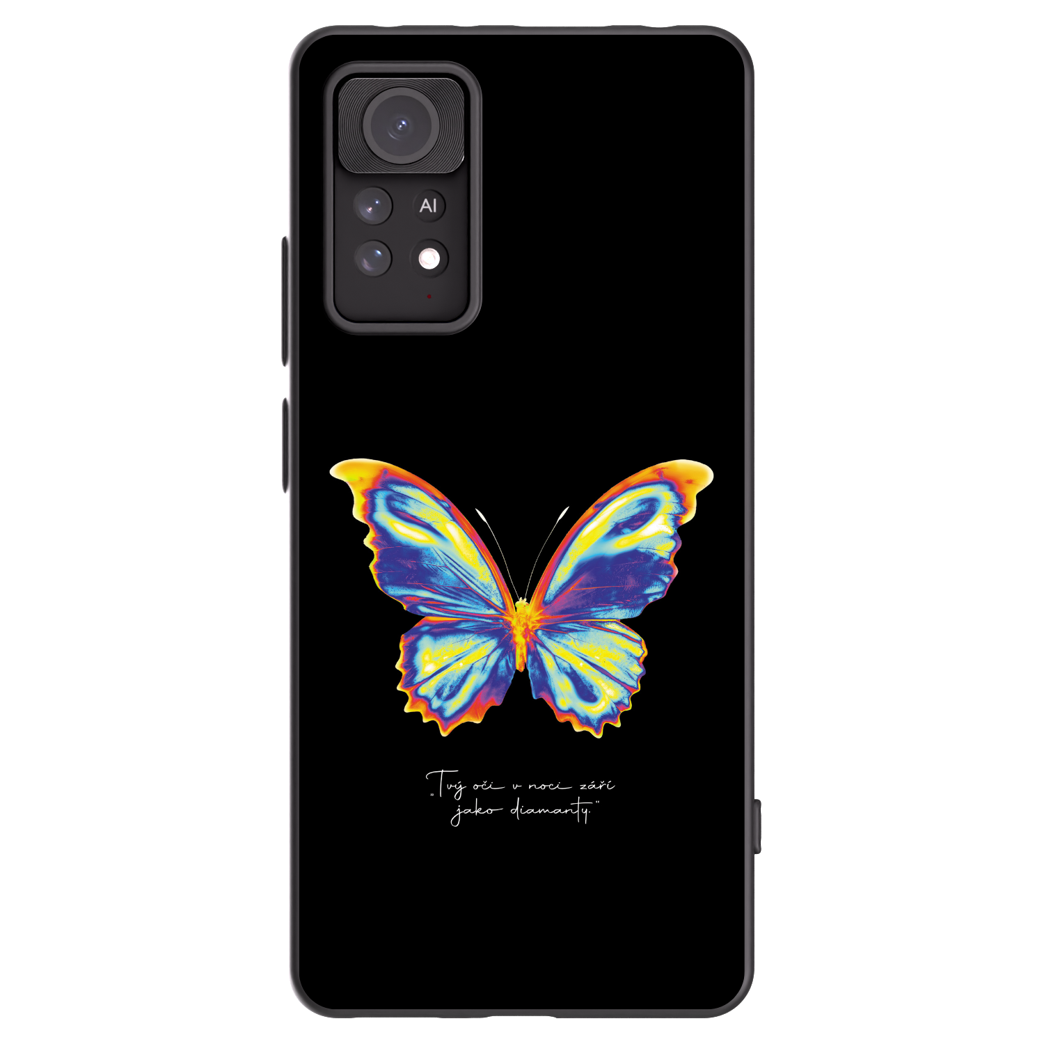 Picasee husă neagră din silicon pentru Xiaomi Redmi Note 11 Pro - Diamanty Black
