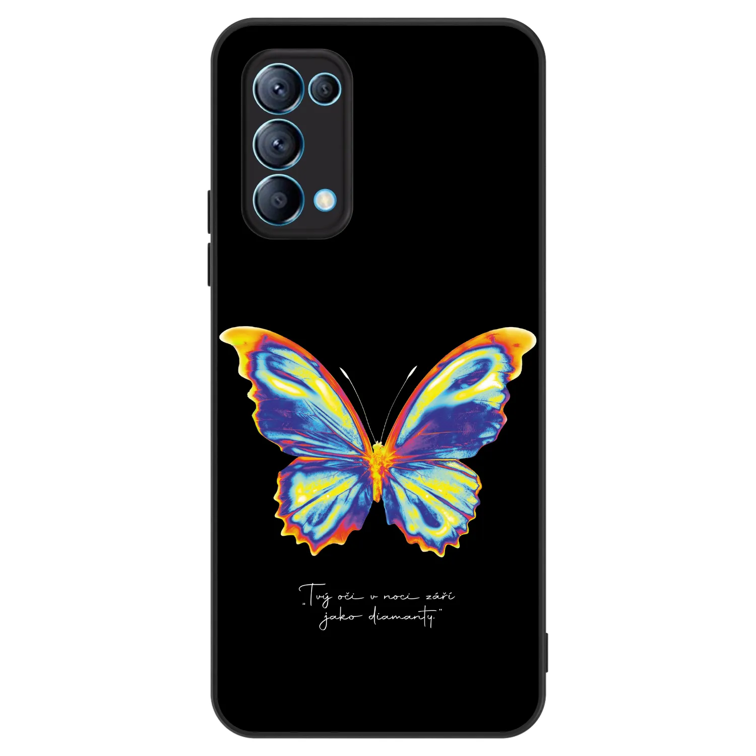 Picasee ULTIMATE CASE pentru OPPO Reno 5 5G - Diamanty Black