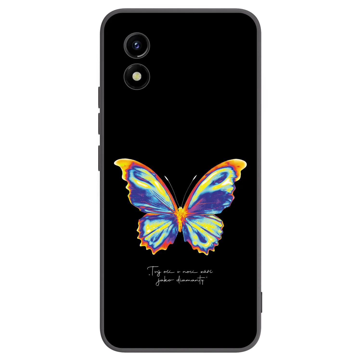Picasee husă neagră din silicon pentru Vivo Y01 - Diamanty Black