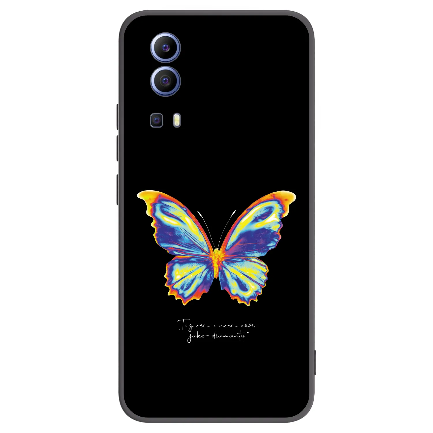 Picasee husă neagră din silicon pentru Vivo Y52 5G - Diamanty Black