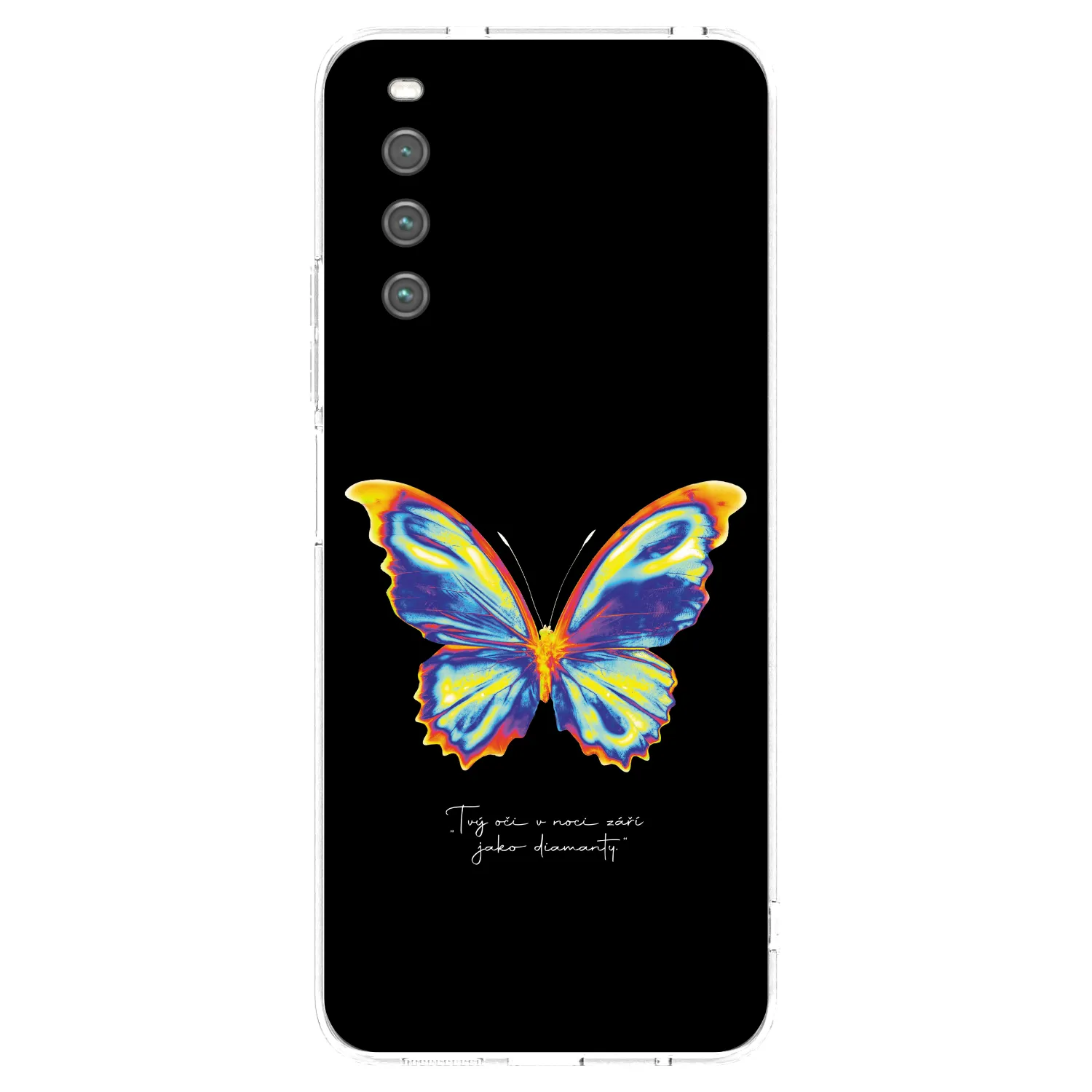Picasee husă transparentă din silicon pentru Sony Xperia 10 IV 5G - Diamanty Black