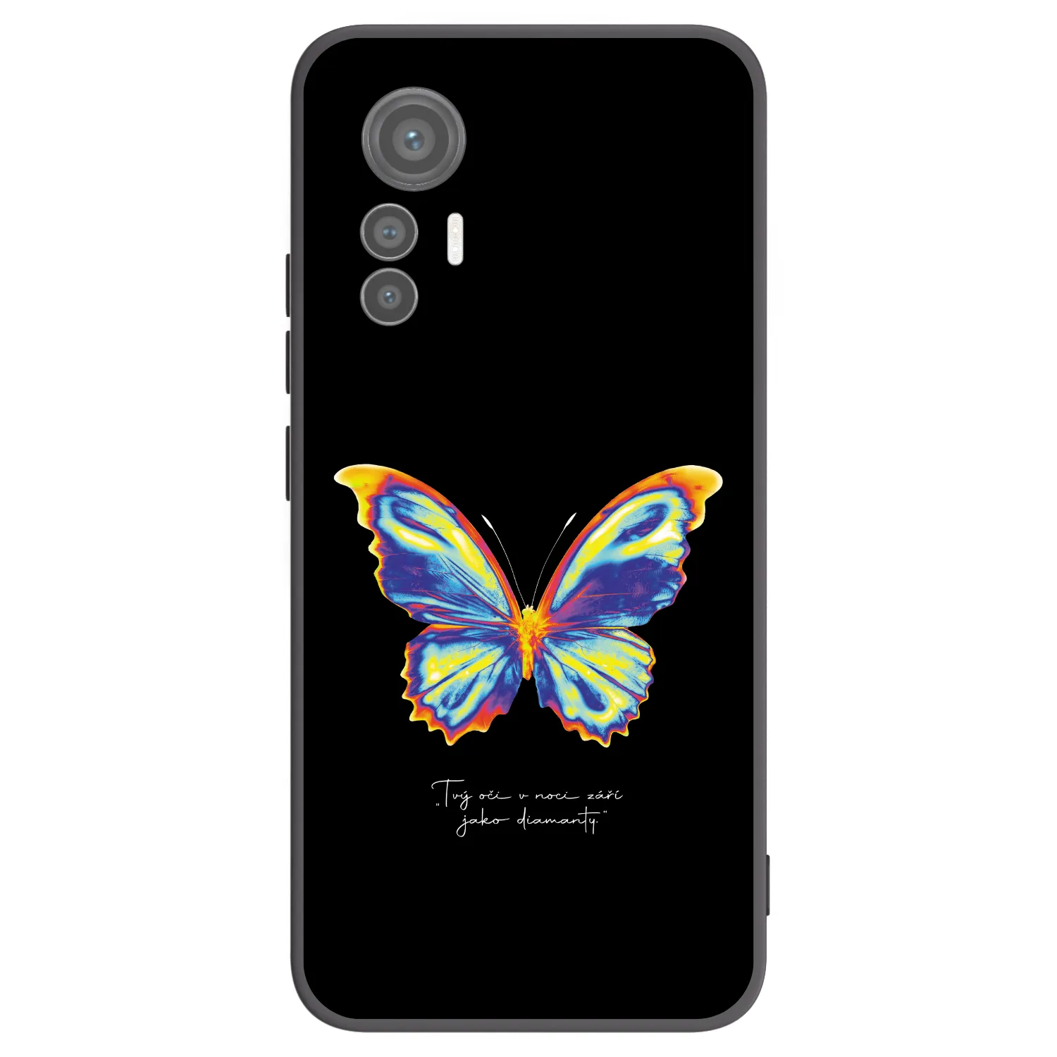 Picasee husă neagră din silicon pentru Xiaomi 12 Lite - Diamanty Black
