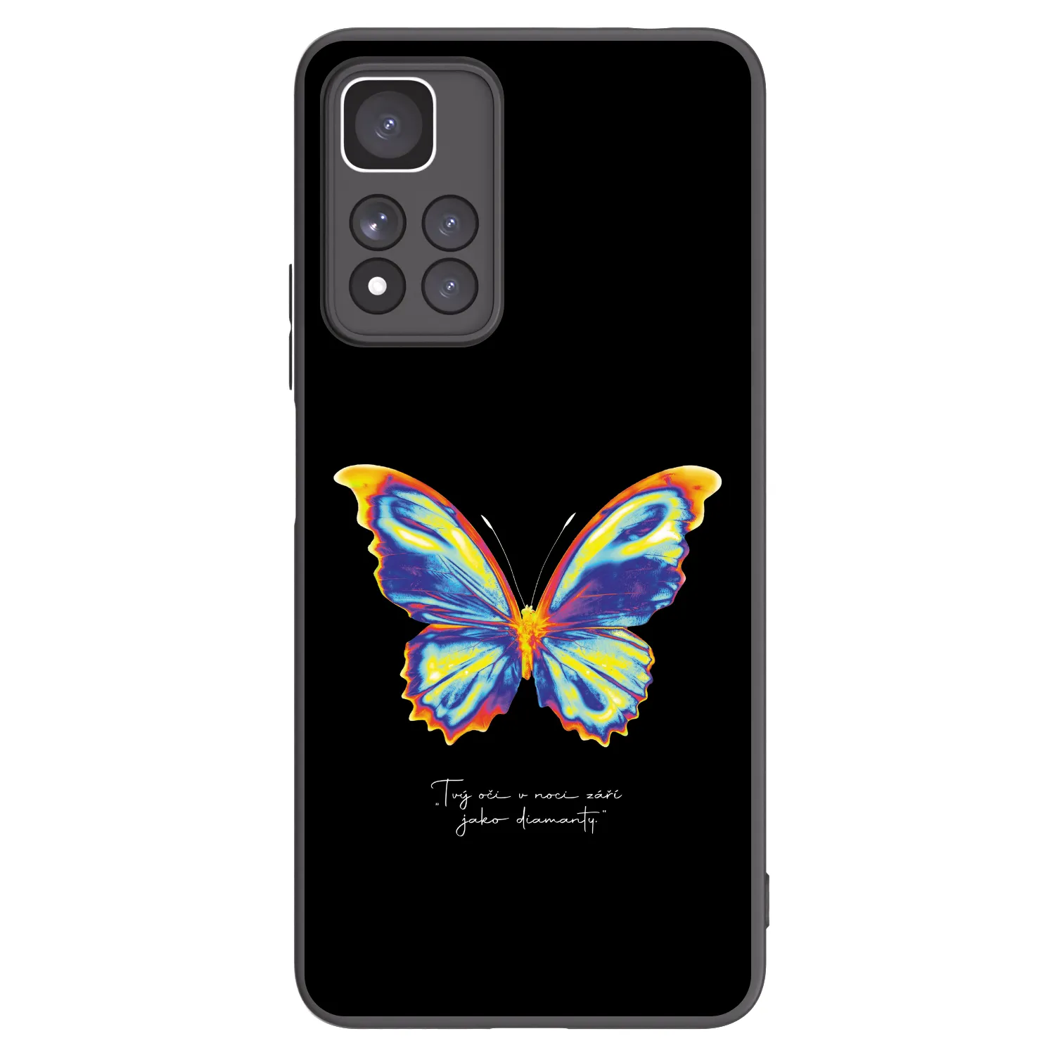 Picasee husă neagră din silicon pentru Xiaomi Redmi Note 11 Pro+ 5G - Diamanty Black