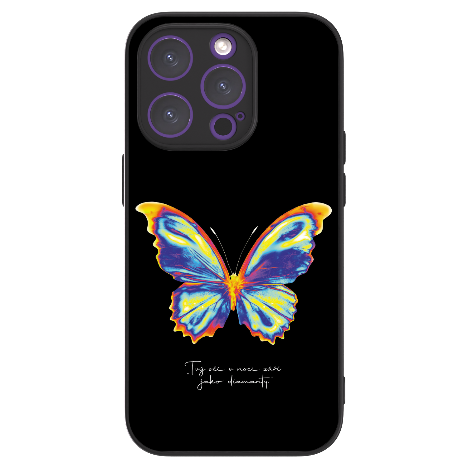 Picasee ULTIMATE CASE MagSafe pentru Apple iPhone 14 Pro - Diamanty Black