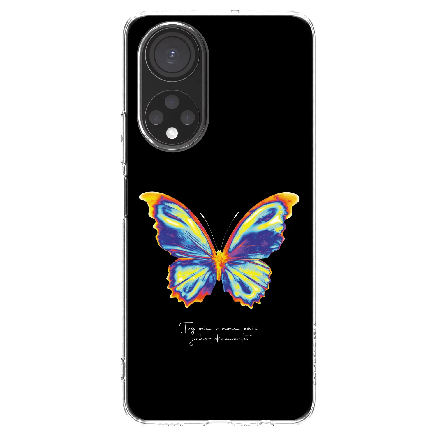Picasee husă transparentă din silicon pentru Honor X7 - Diamanty Black