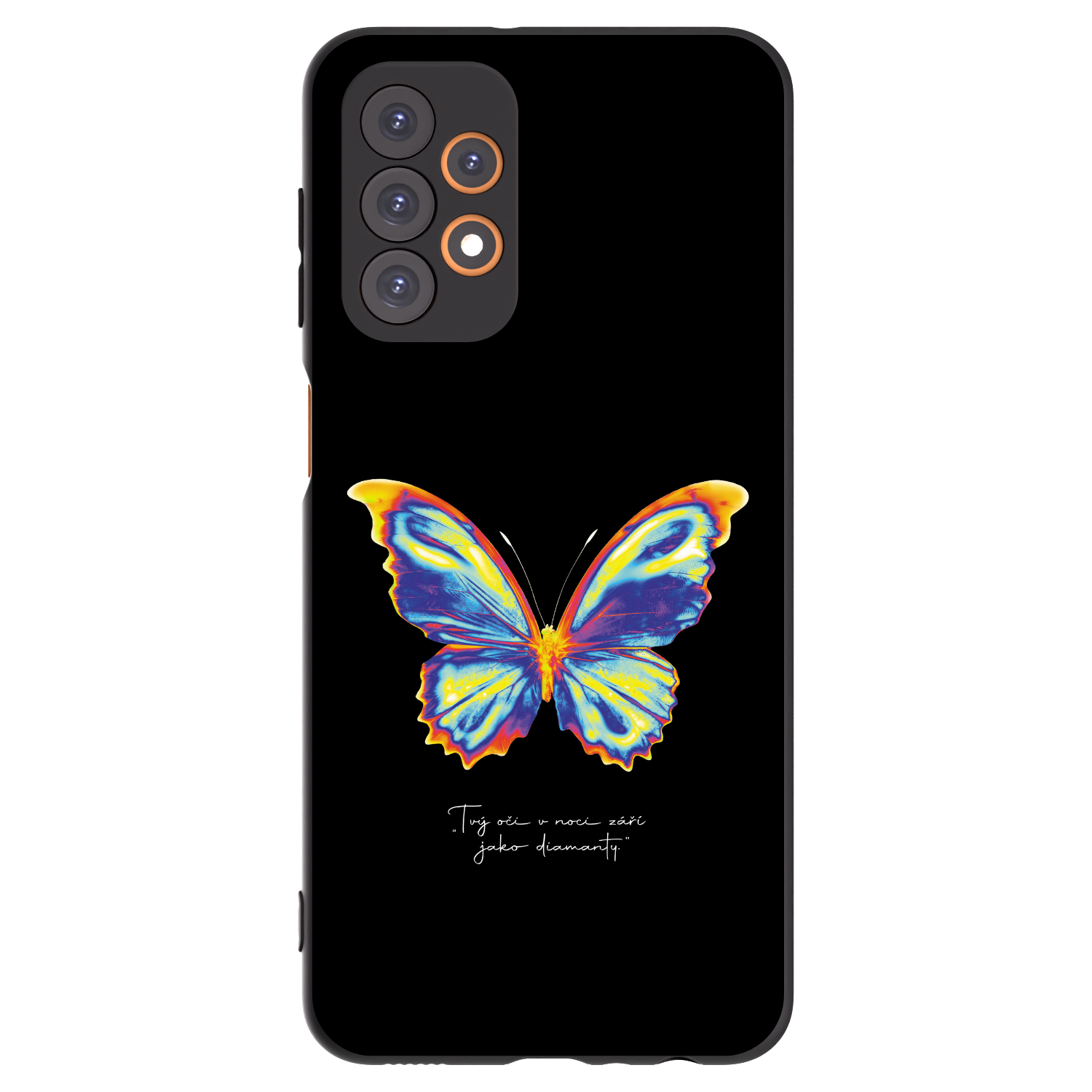 Picasee husă neagră din silicon pentru Samsung Galaxy A23 A235F 4G - Diamanty Black