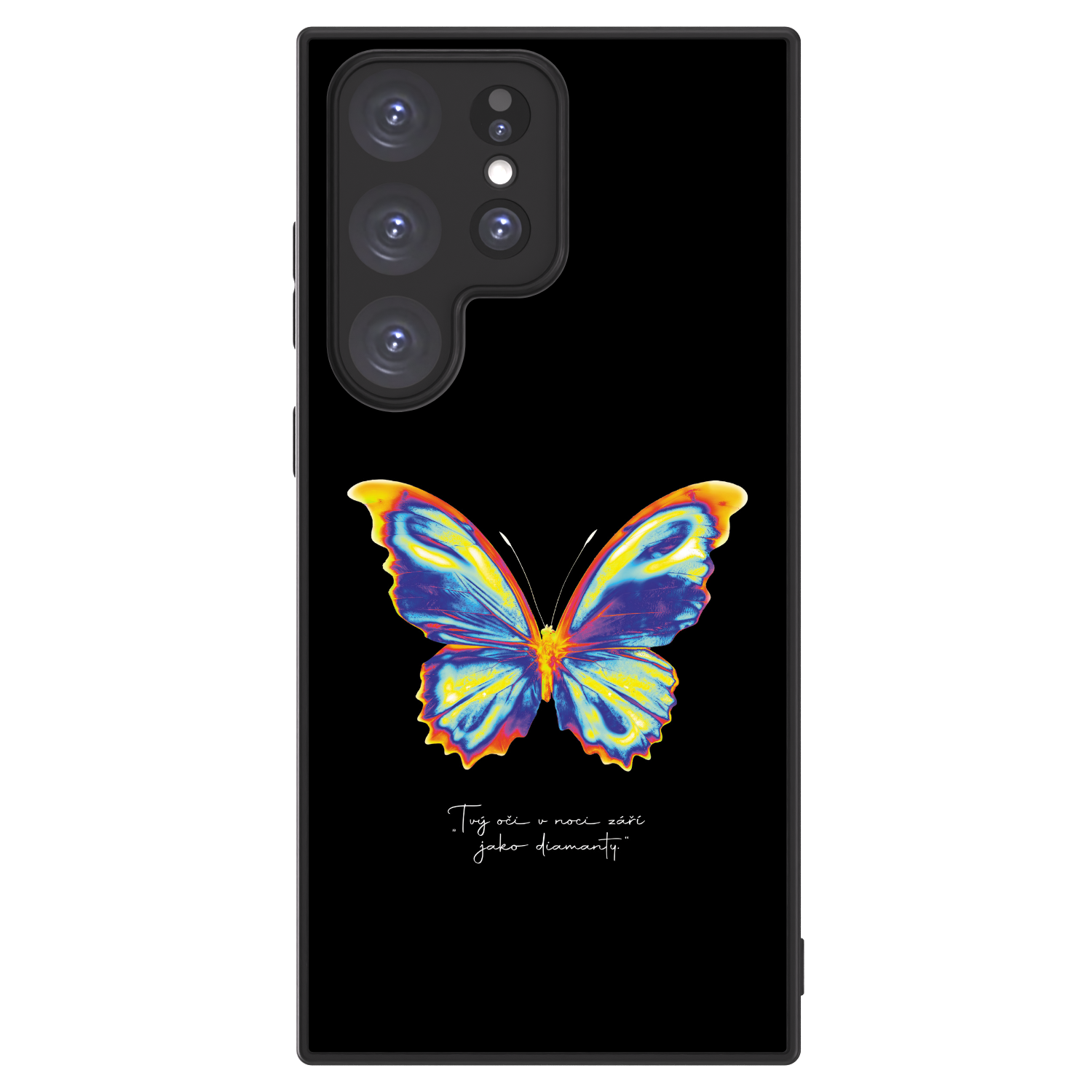 Picasee ULTIMATE CASE pentru Samsung Galaxy S23 Ultra 5G - Diamanty Black