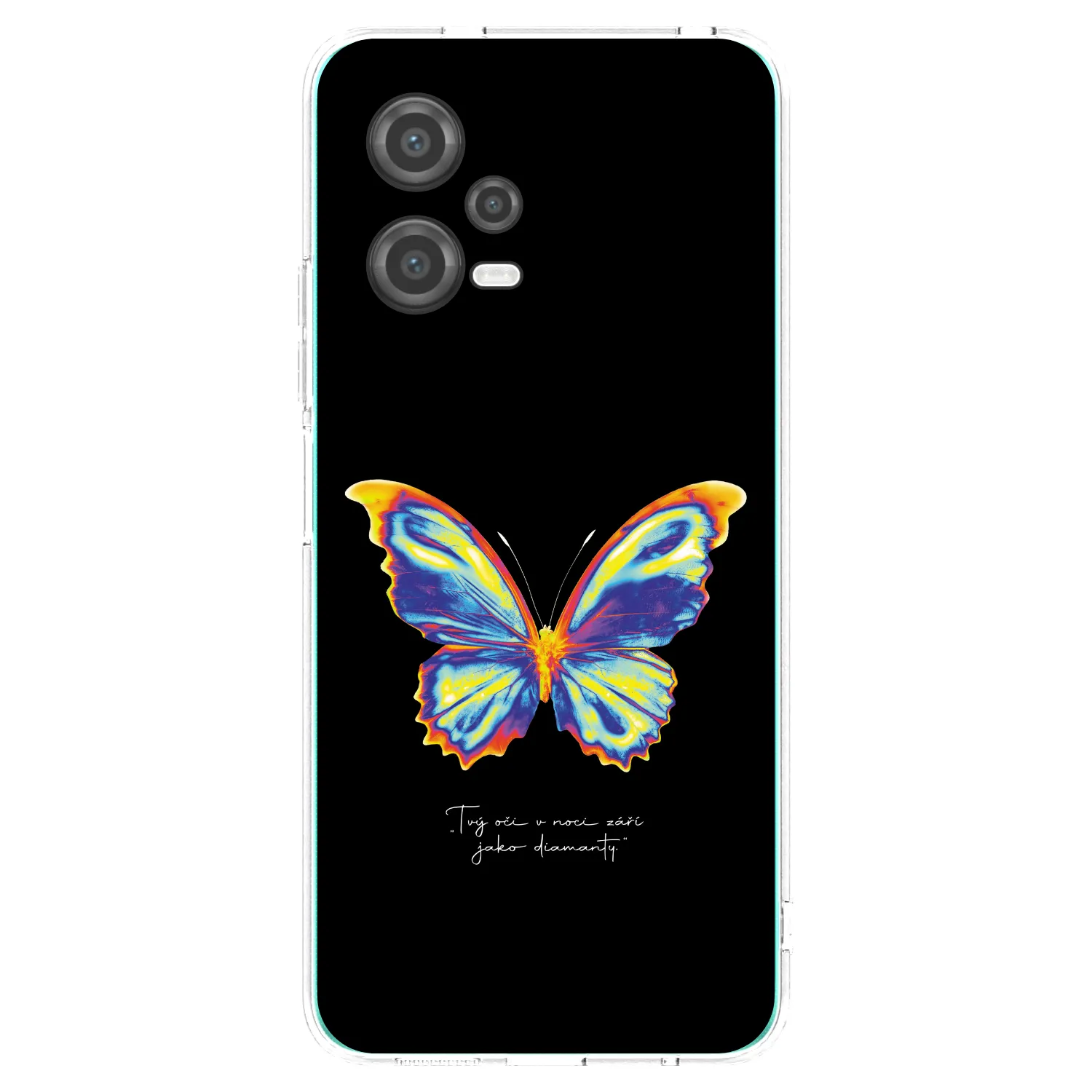 Picasee husă transparentă din silicon pentru Xiaomi Poco X5 - Diamanty Black