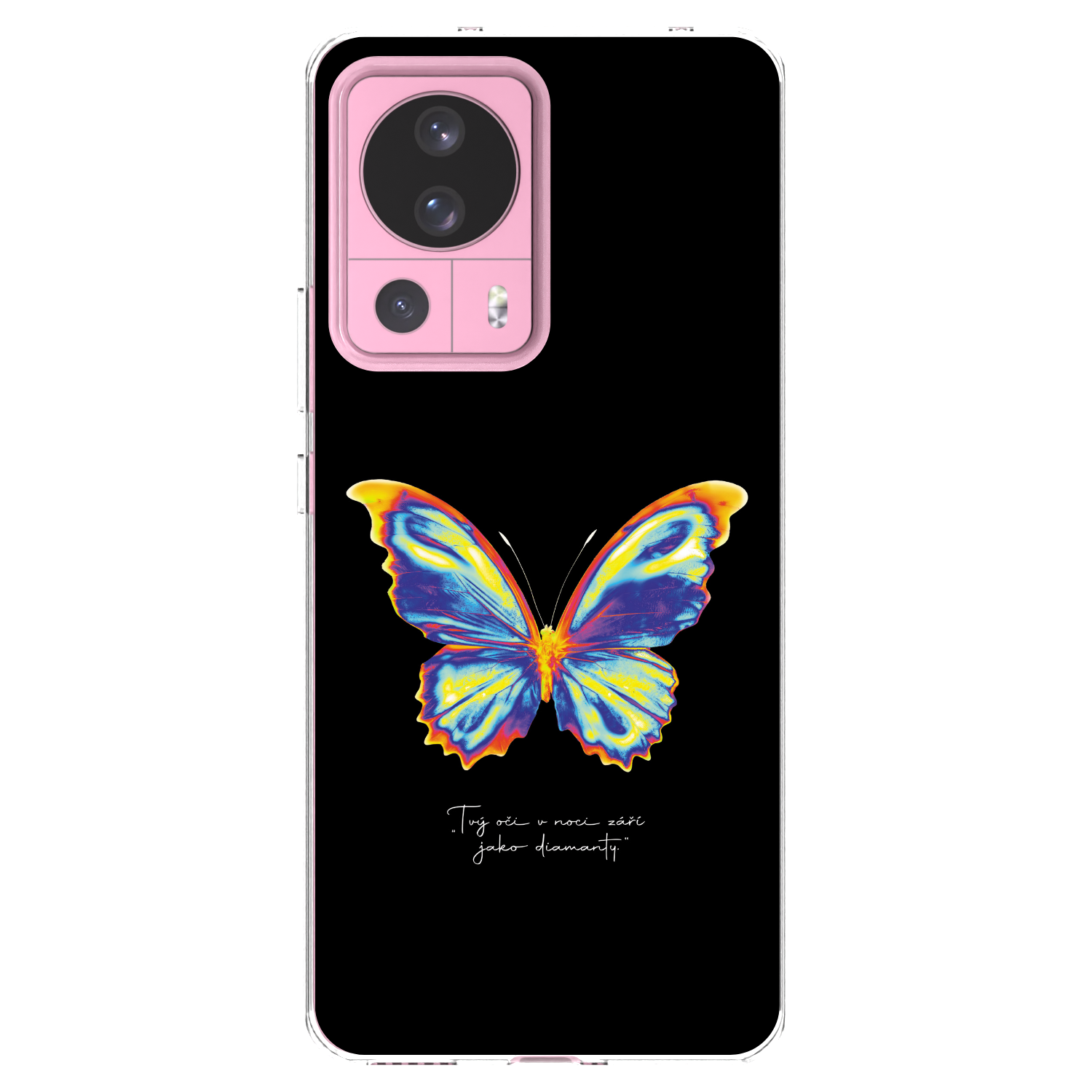 Picasee husă transparentă din silicon pentru Xiaomi 13 Lite - Diamanty Black