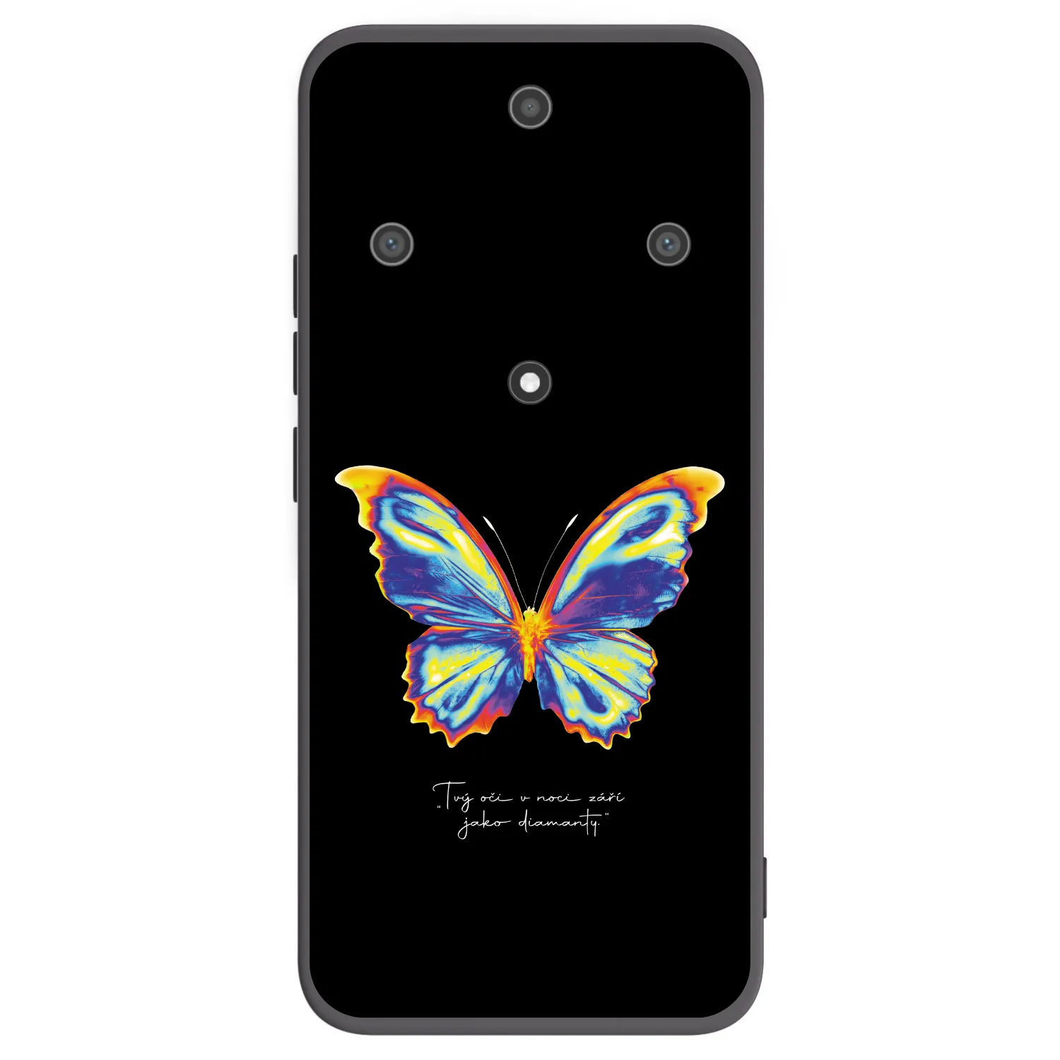 Picasee husă neagră din silicon pentru Honor Magic5 Lite 5G - Diamanty Black