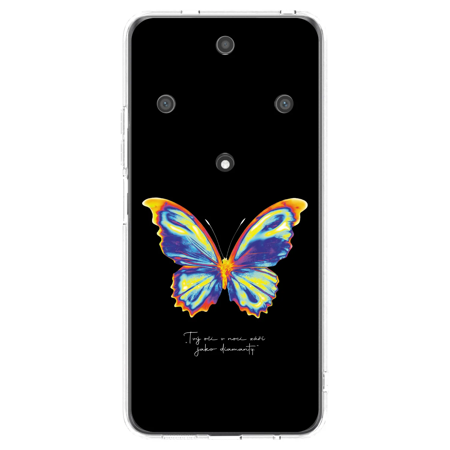 Picasee husă transparentă din silicon pentru Honor Magic5 Lite 5G - Diamanty Black