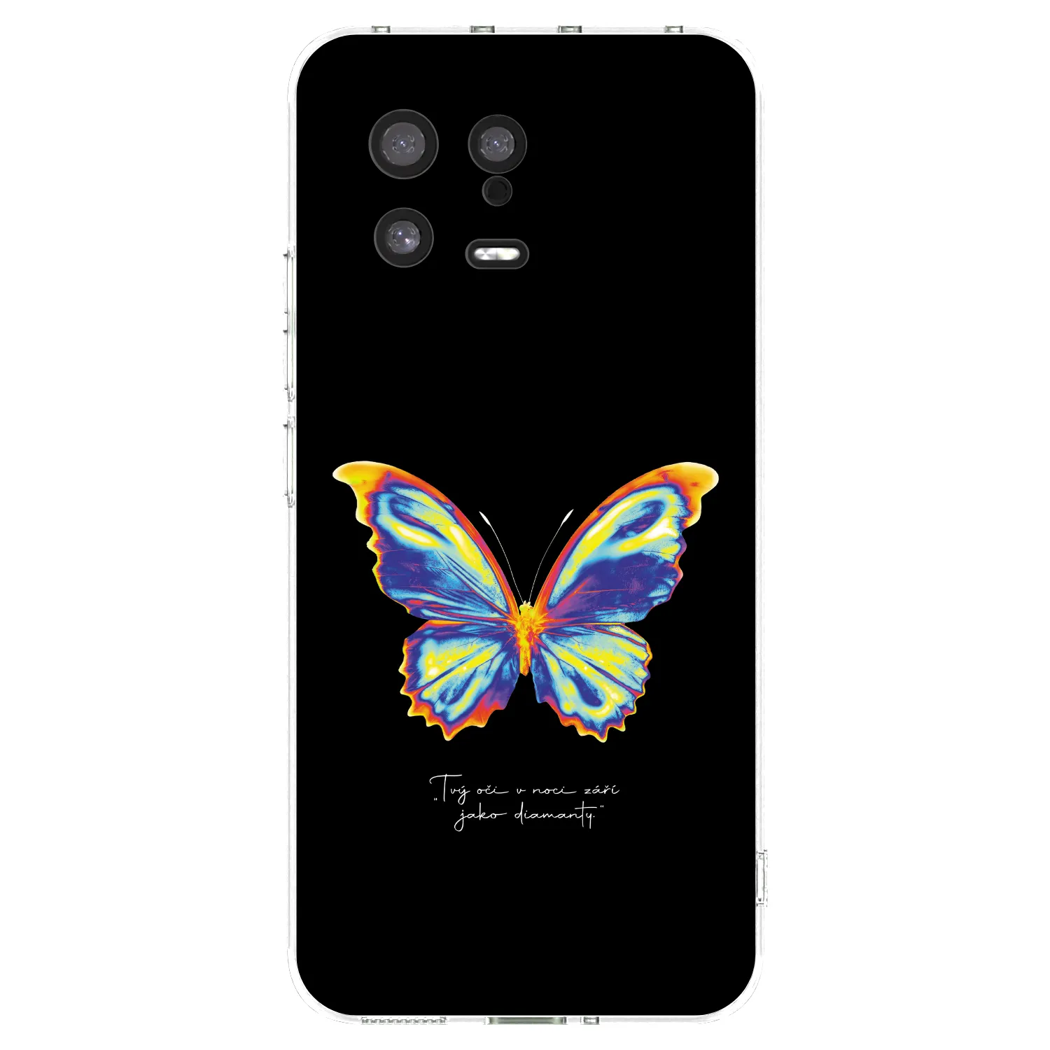 Picasee husă transparentă din silicon pentru Xiaomi 13 - Diamanty Black