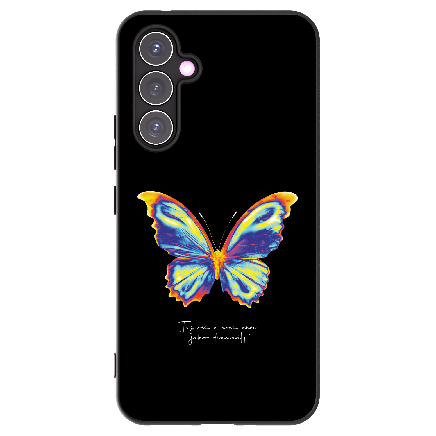 Picasee husă neagră din silicon pentru Samsung Galaxy A54 5G A546B - Diamanty Black