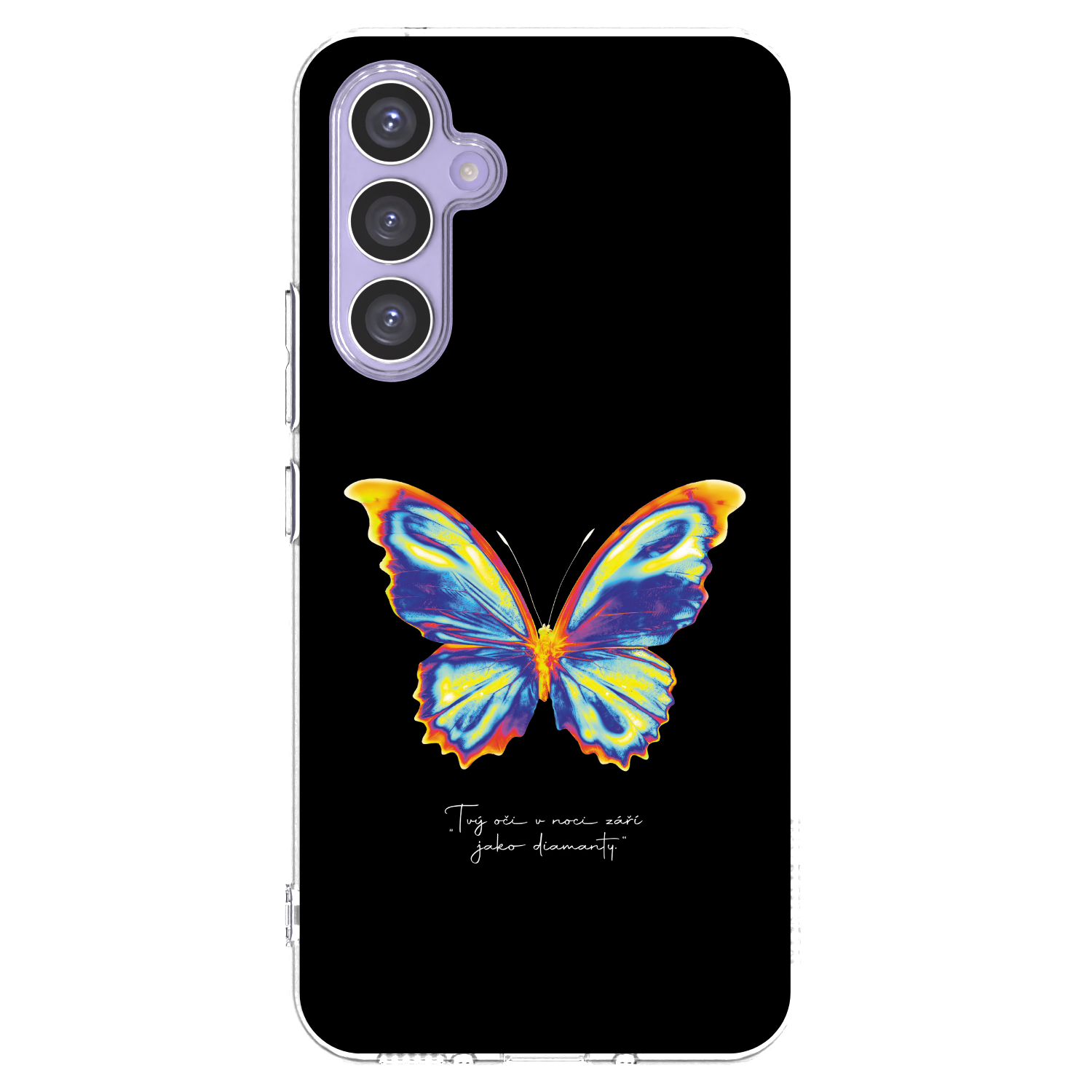 Picasee husă transparentă din silicon pentru Samsung Galaxy A54 5G A546B - Diamanty Black
