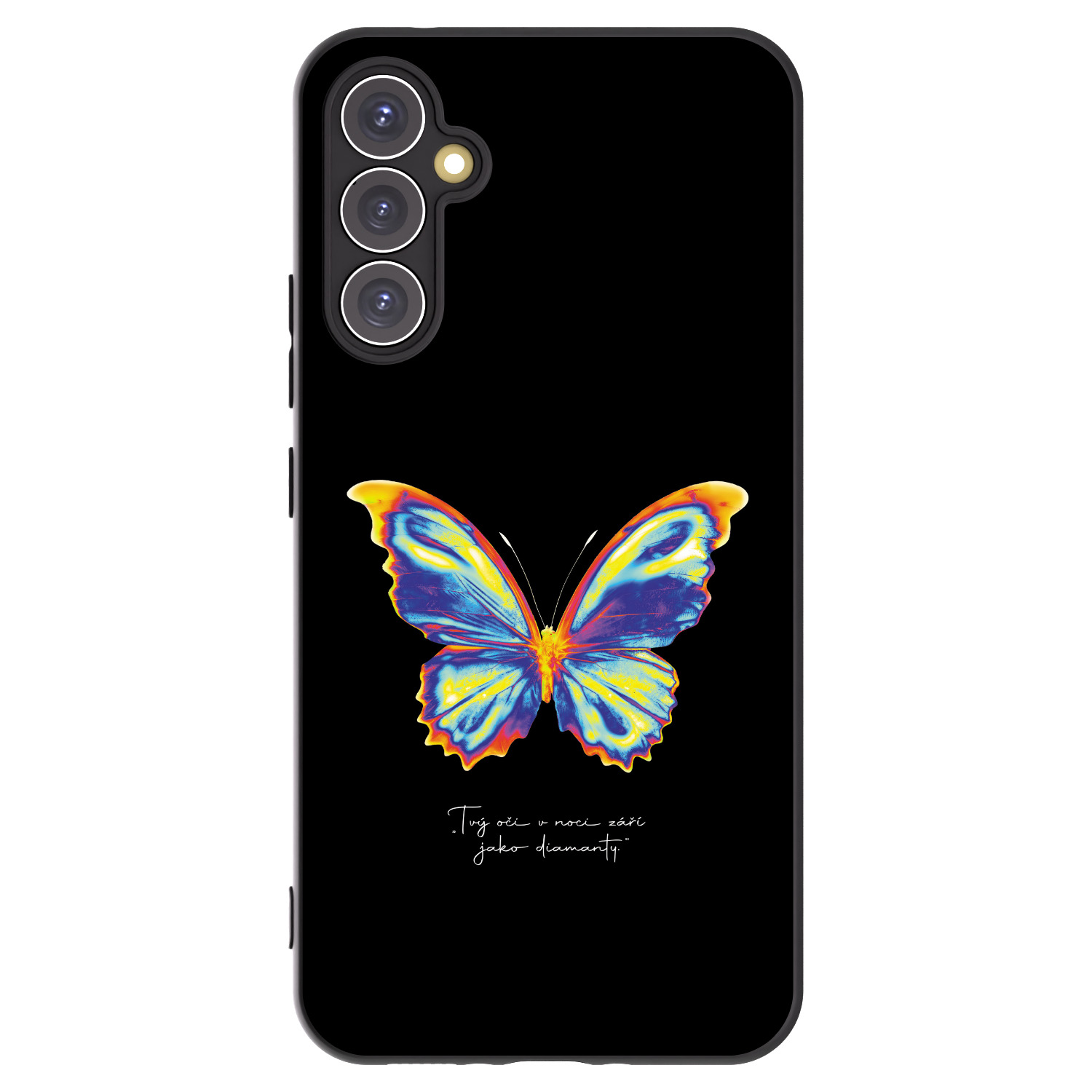 Picasee husă neagră din silicon pentru Samsung Galaxy A34 5G A346B - Diamanty Black