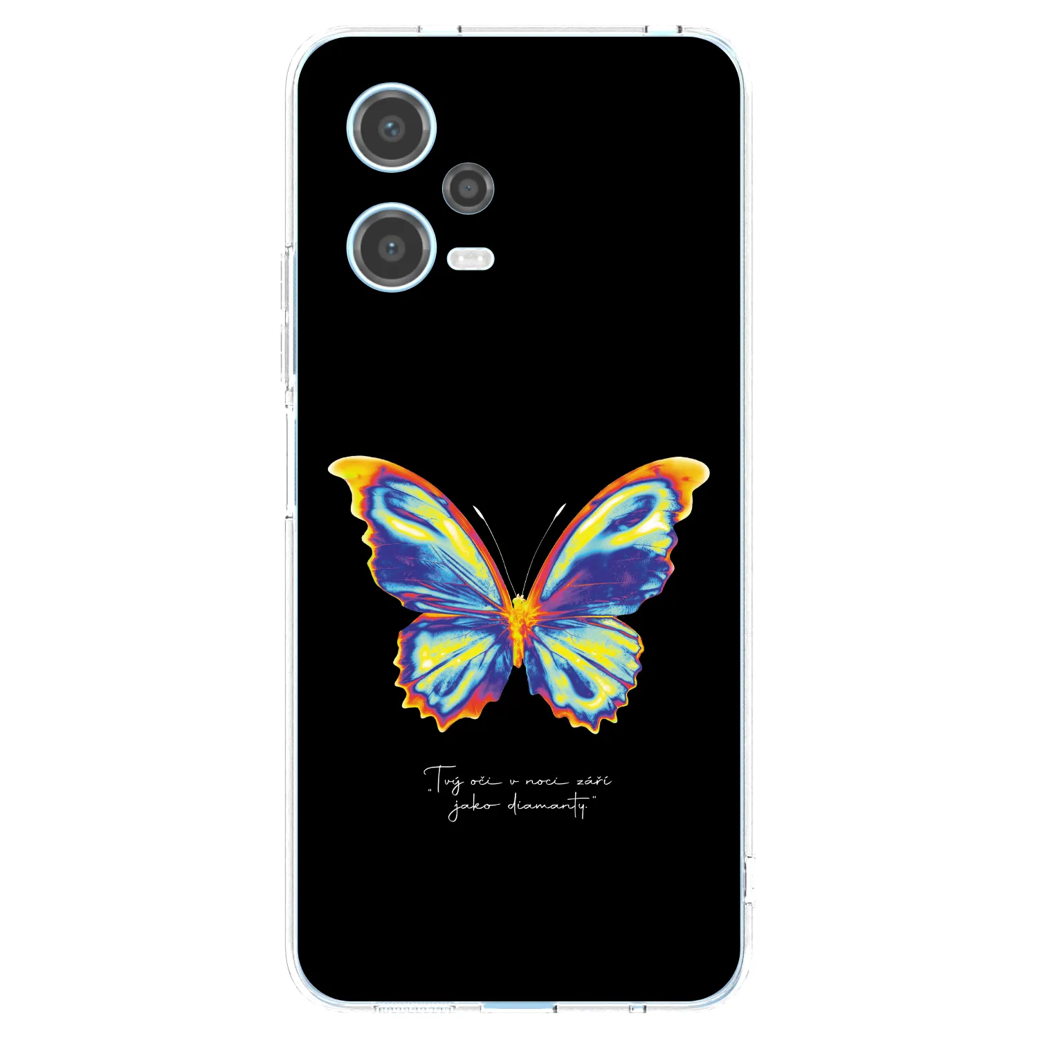 Picasee husă transparentă din silicon pentru Xiaomi Redmi Note 12 5G - Diamanty Black