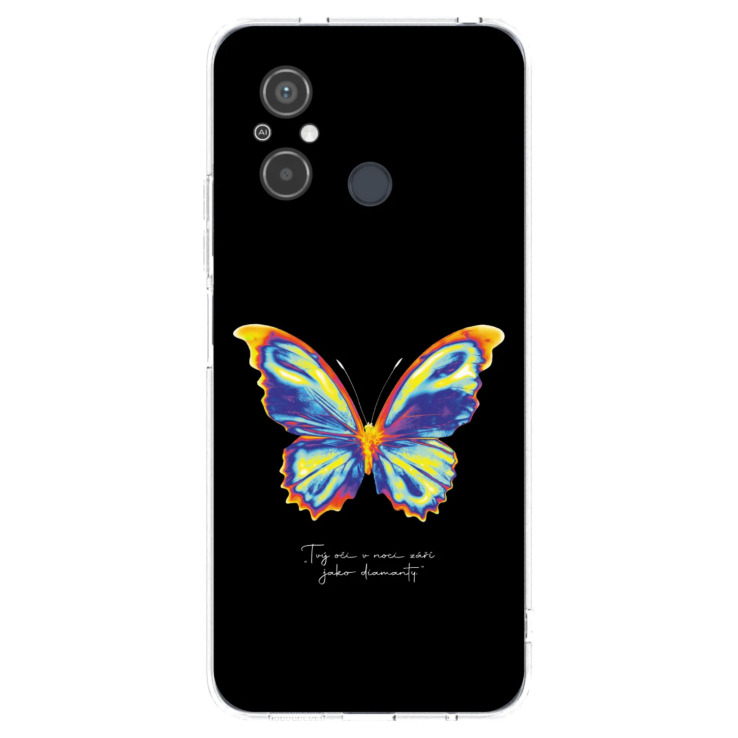 Picasee husă transparentă din silicon pentru Xiaomi Redmi 12C - Diamanty Black