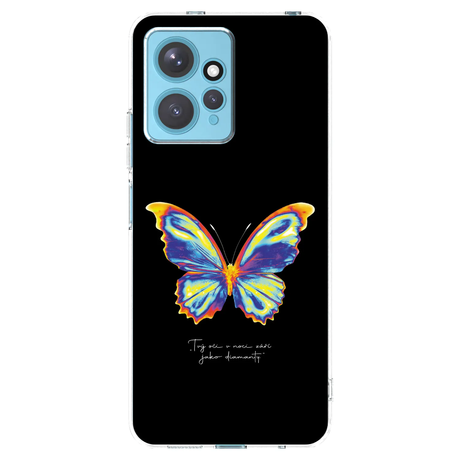 Picasee husă transparentă din silicon pentru Xiaomi Redmi Note 12 4G - Diamanty Black