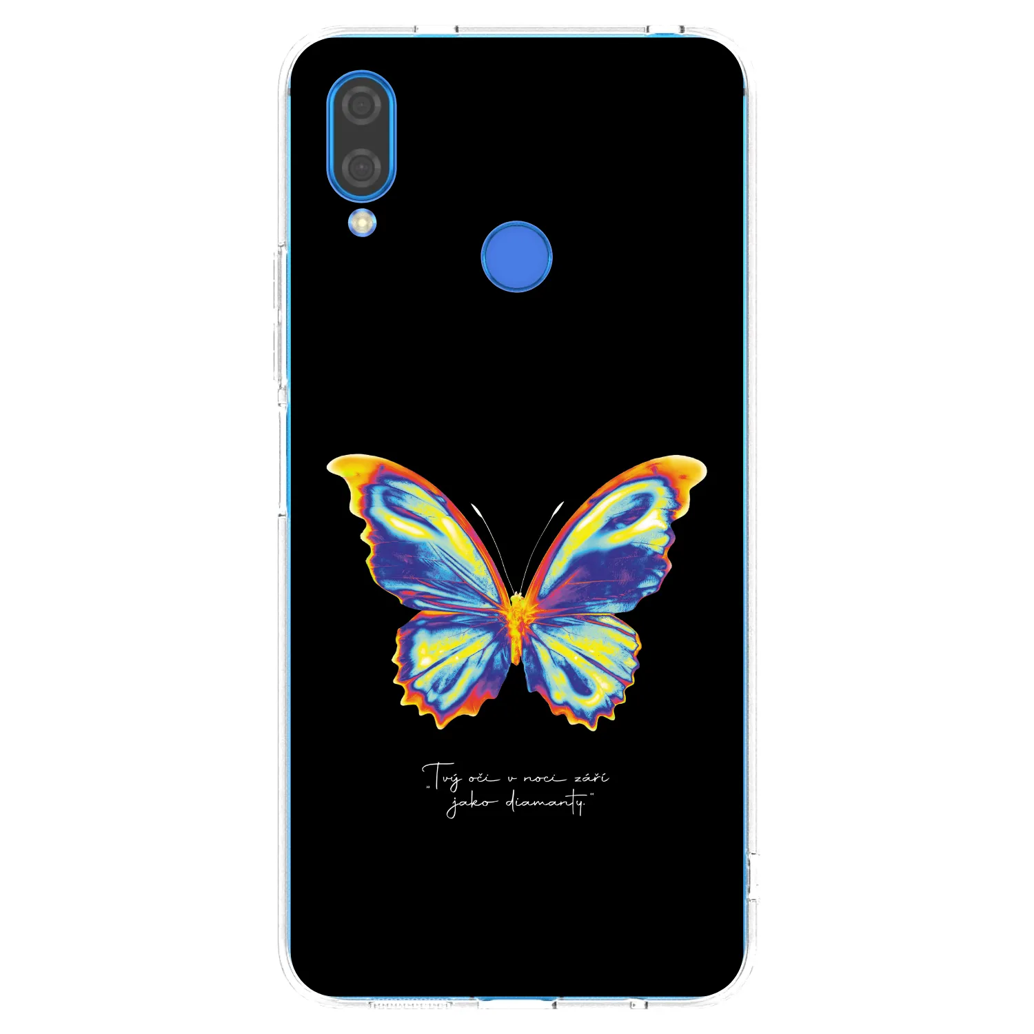 Picasee husă transparentă din silicon pentru Huawei Nova 3 - Diamanty Black