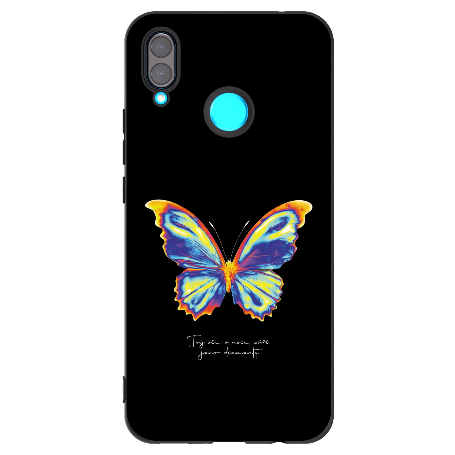 Picasee husă neagră din silicon pentru Huawei Nova 3i - Diamanty Black