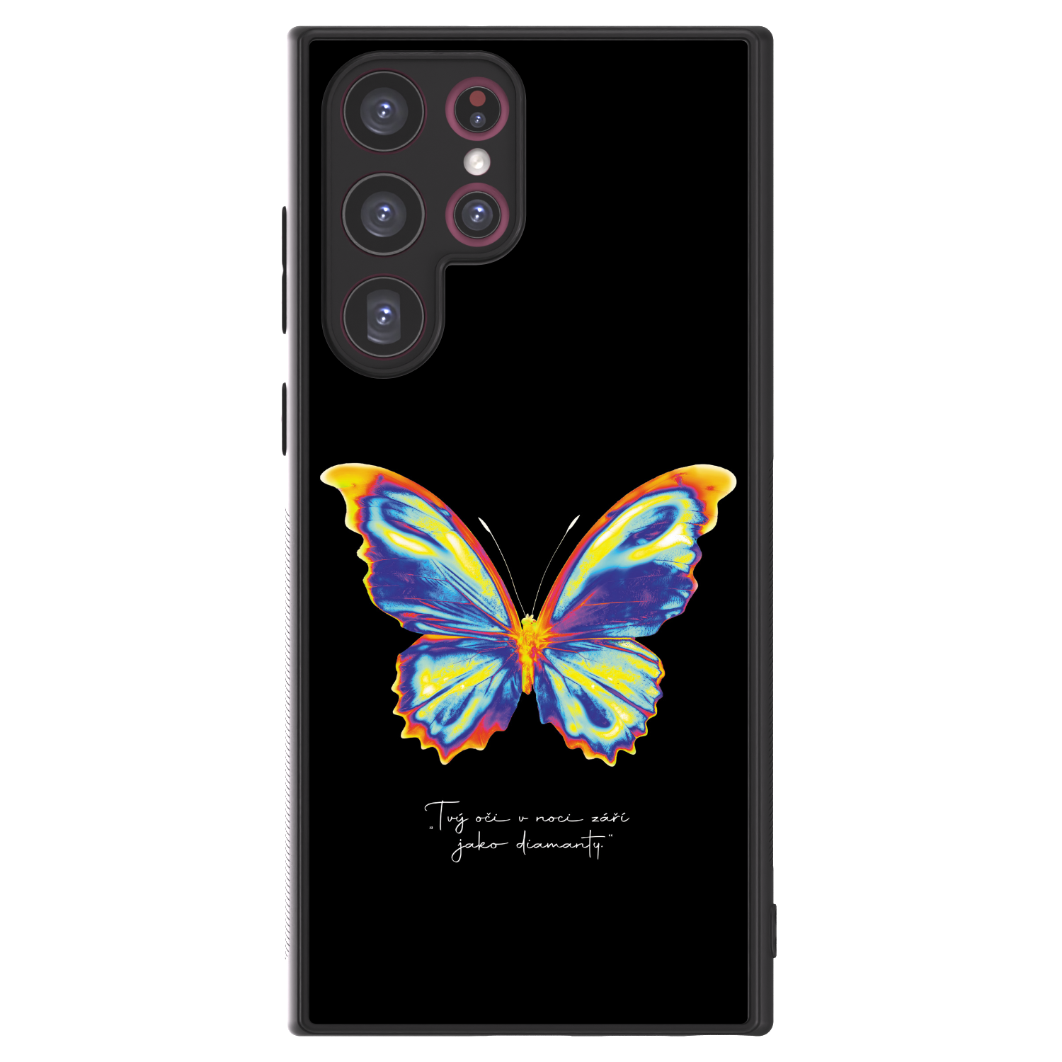 Picasee ULTIMATE CASE PowerShare pentru Samsung Galaxy S22 Ultra 5G - Diamanty Black