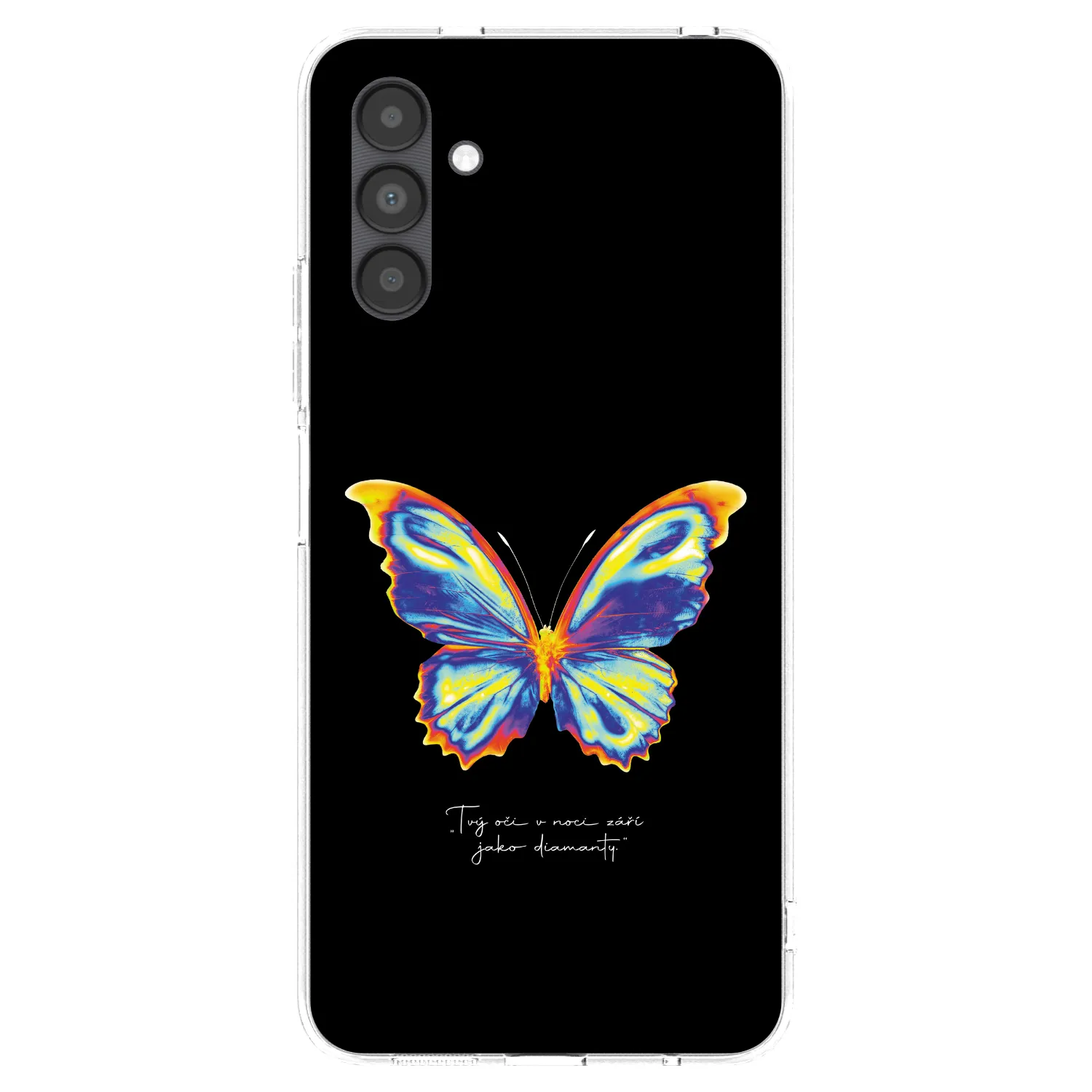 Picasee husă transparentă din silicon pentru Samsung Galaxy A04s A047F - Diamanty Black
