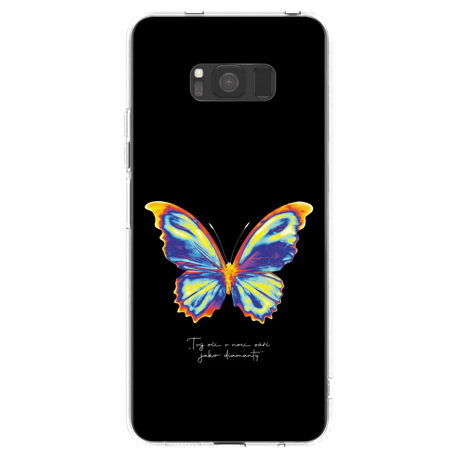 Picasee husă transparentă din silicon pentru Samsung Galaxy S8 G950F - Diamanty Black