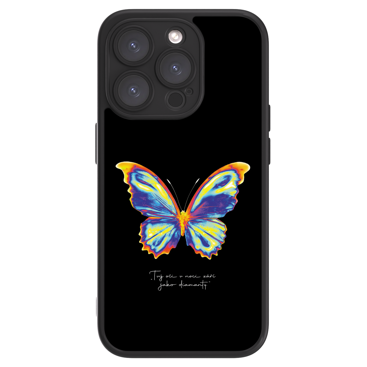 Picasee ULTIMATE CASE pentru Apple iPhone 15 Pro - Diamanty Black