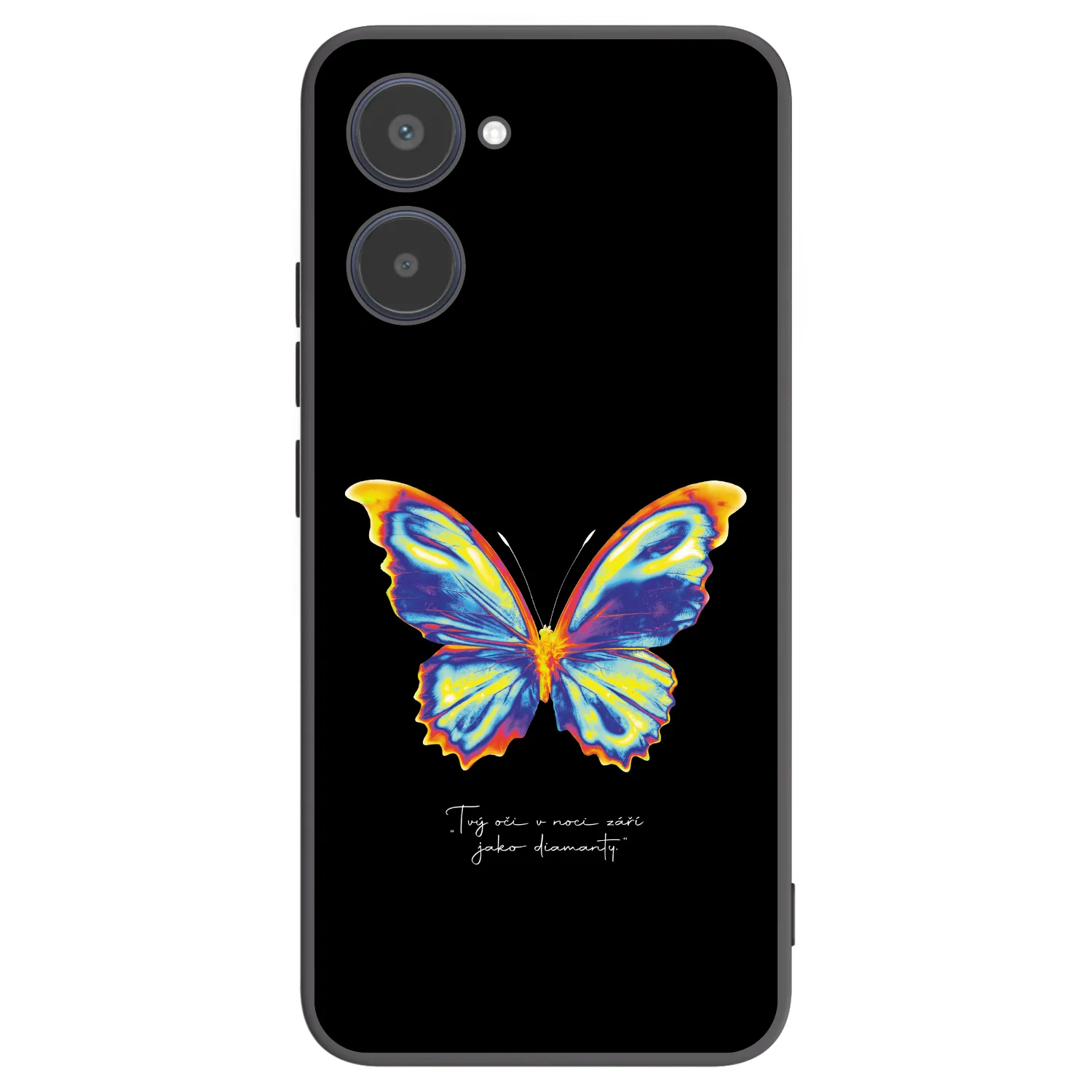 Picasee husă neagră din silicon pentru Realme 10 4G - Diamanty Black