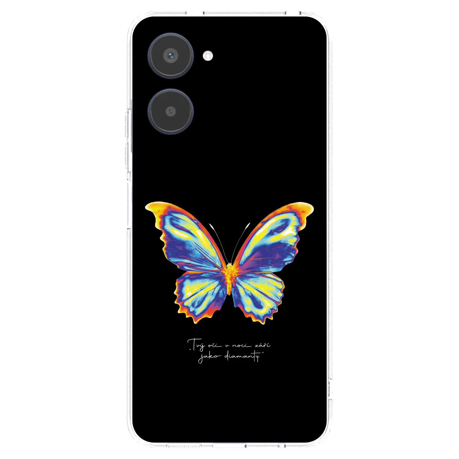 Picasee husă transparentă din silicon pentru Realme 10 4G - Diamanty Black