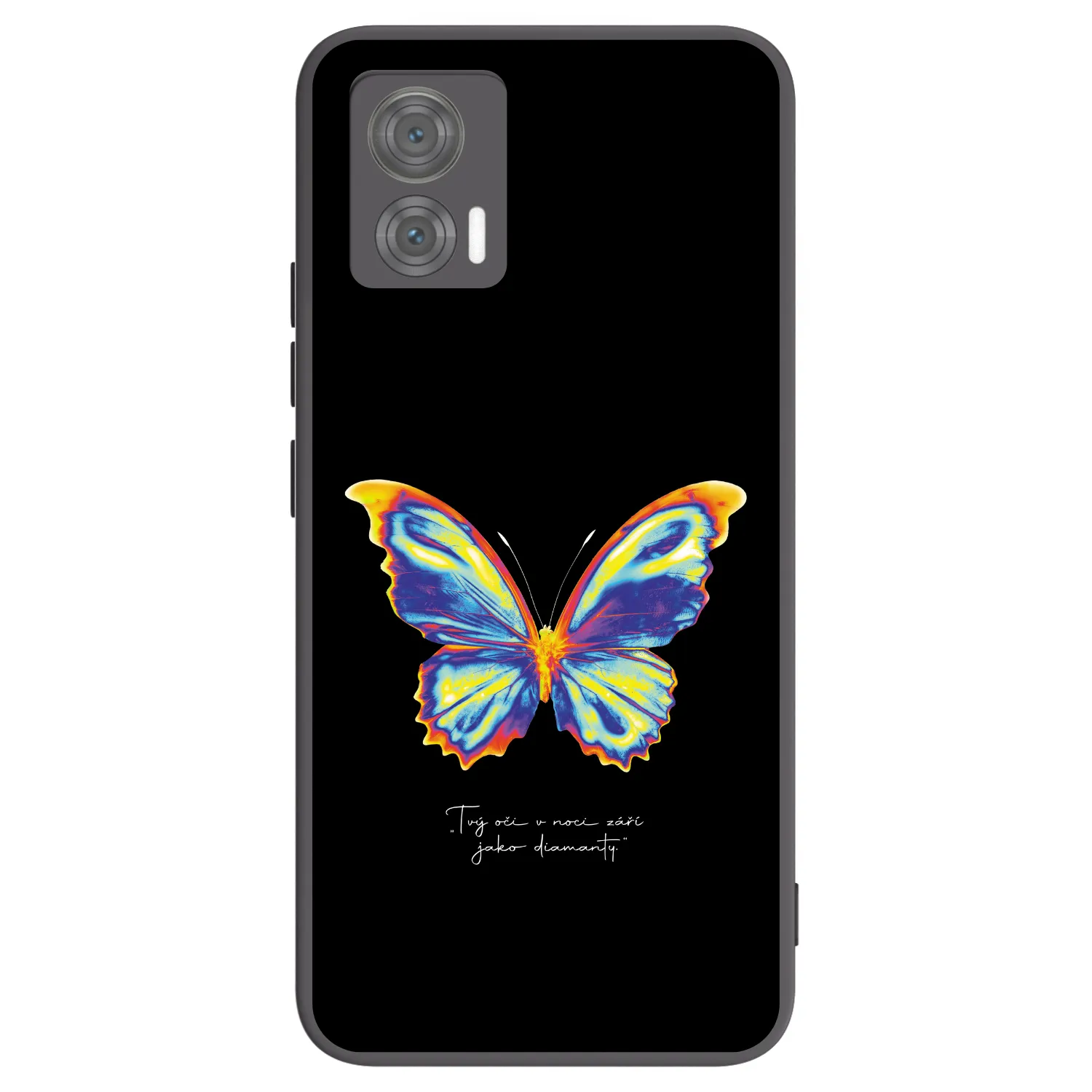 Picasee husă neagră din silicon pentru Motorola Edge 30 Neo - Diamanty Black