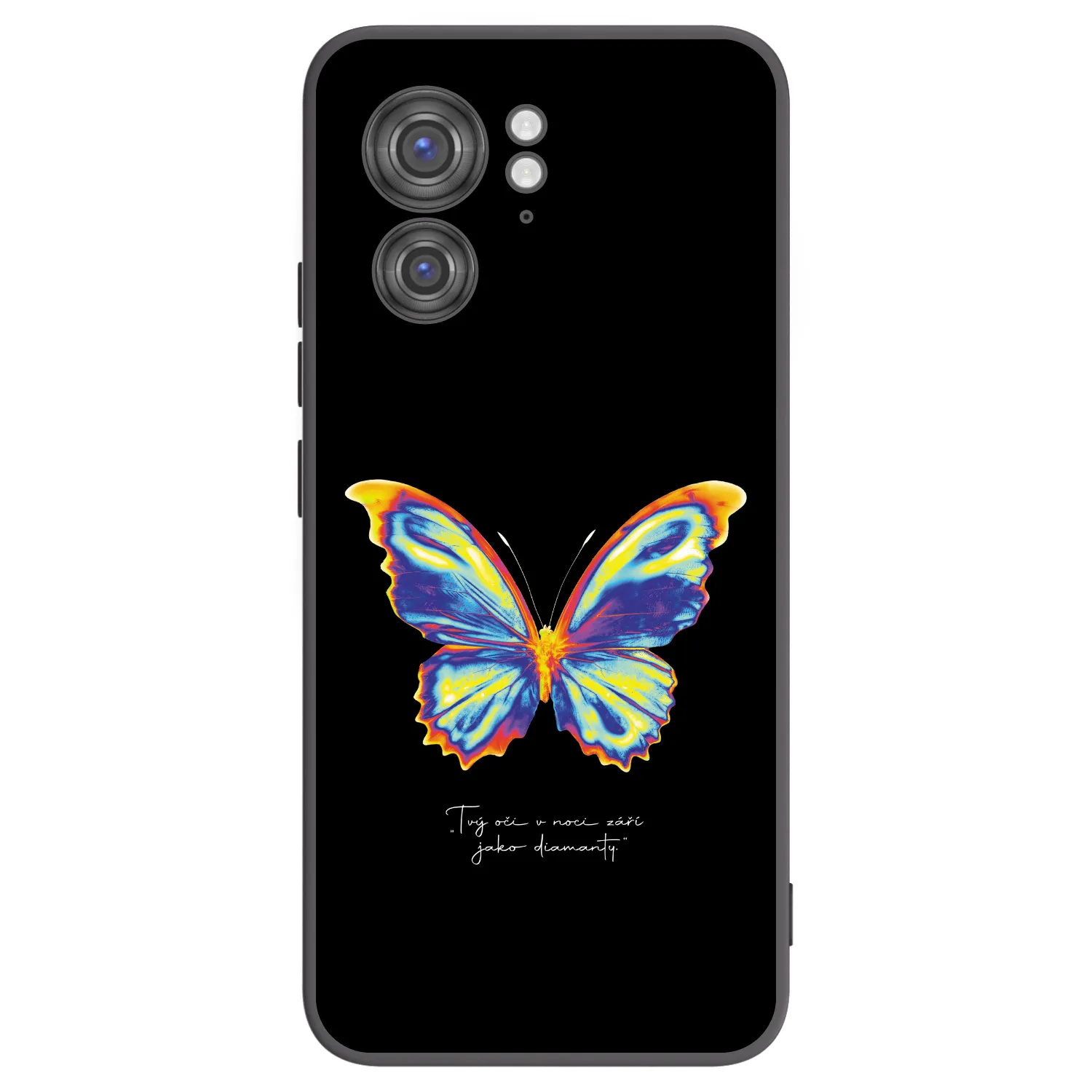 Picasee husă neagră din silicon pentru Motorola Edge 40 - Diamanty Black