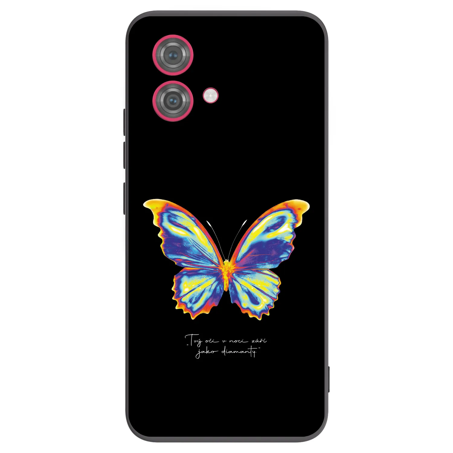 Picasee husă neagră din silicon pentru Motorola Moto G84 5G - Diamanty Black