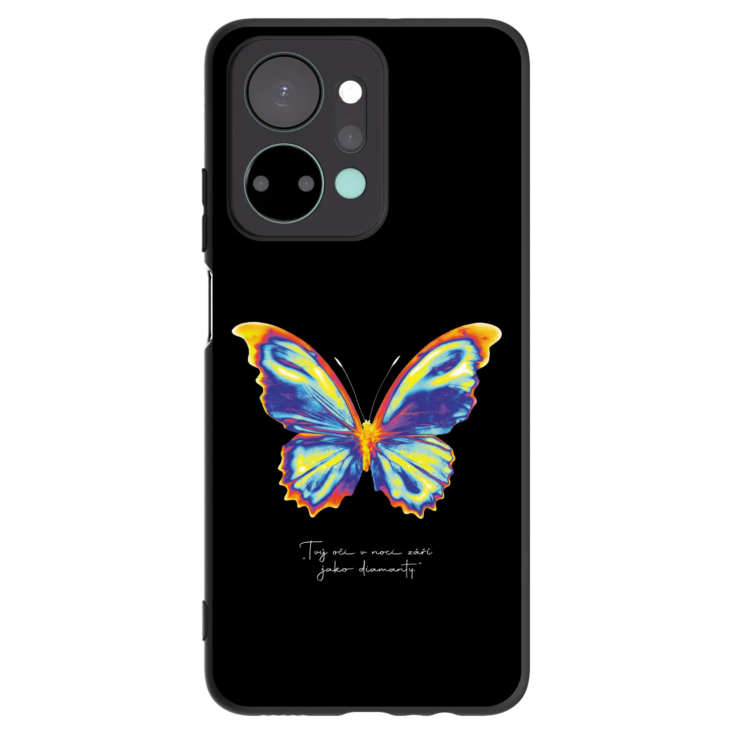 Picasee husă neagră din silicon pentru Honor X7a - Diamanty Black
