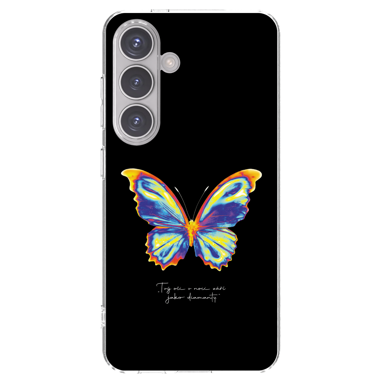 Picasee husă transparentă din silicon pentru Samsung Galaxy S24 S921B 5G - Diamanty Black