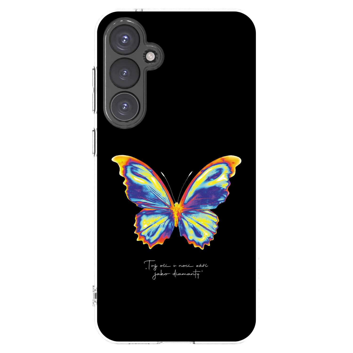 Picasee husă transparentă din silicon pentru Samsung Galaxy S23 FE S711B - Diamanty Black