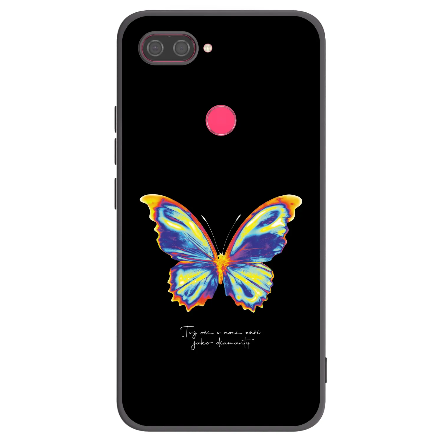 Picasee husă neagră din silicon pentru Xiaomi Mi 8 Lite - Diamanty Black