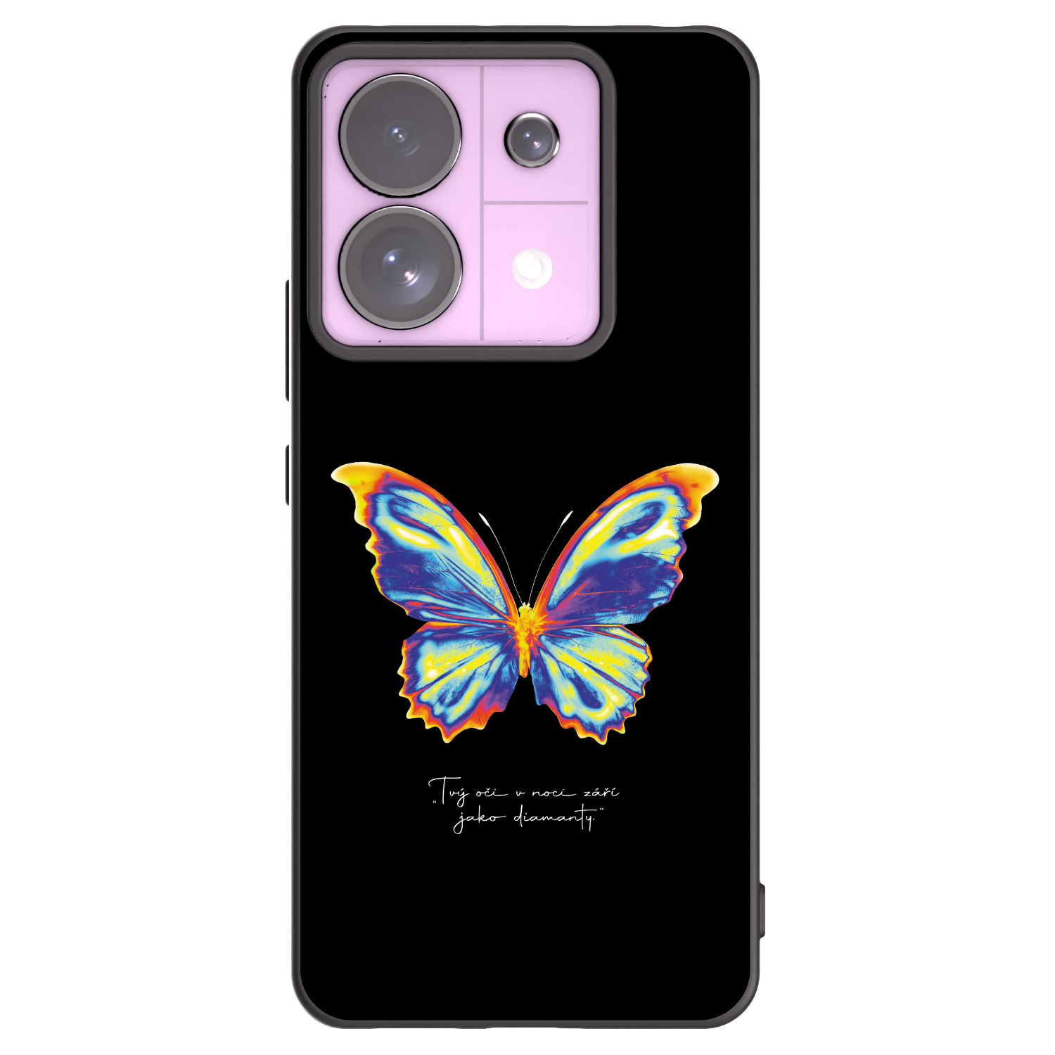 Picasee husă neagră din silicon pentru Xiaomi Redmi Note 13 Pro 5G - Diamanty Black