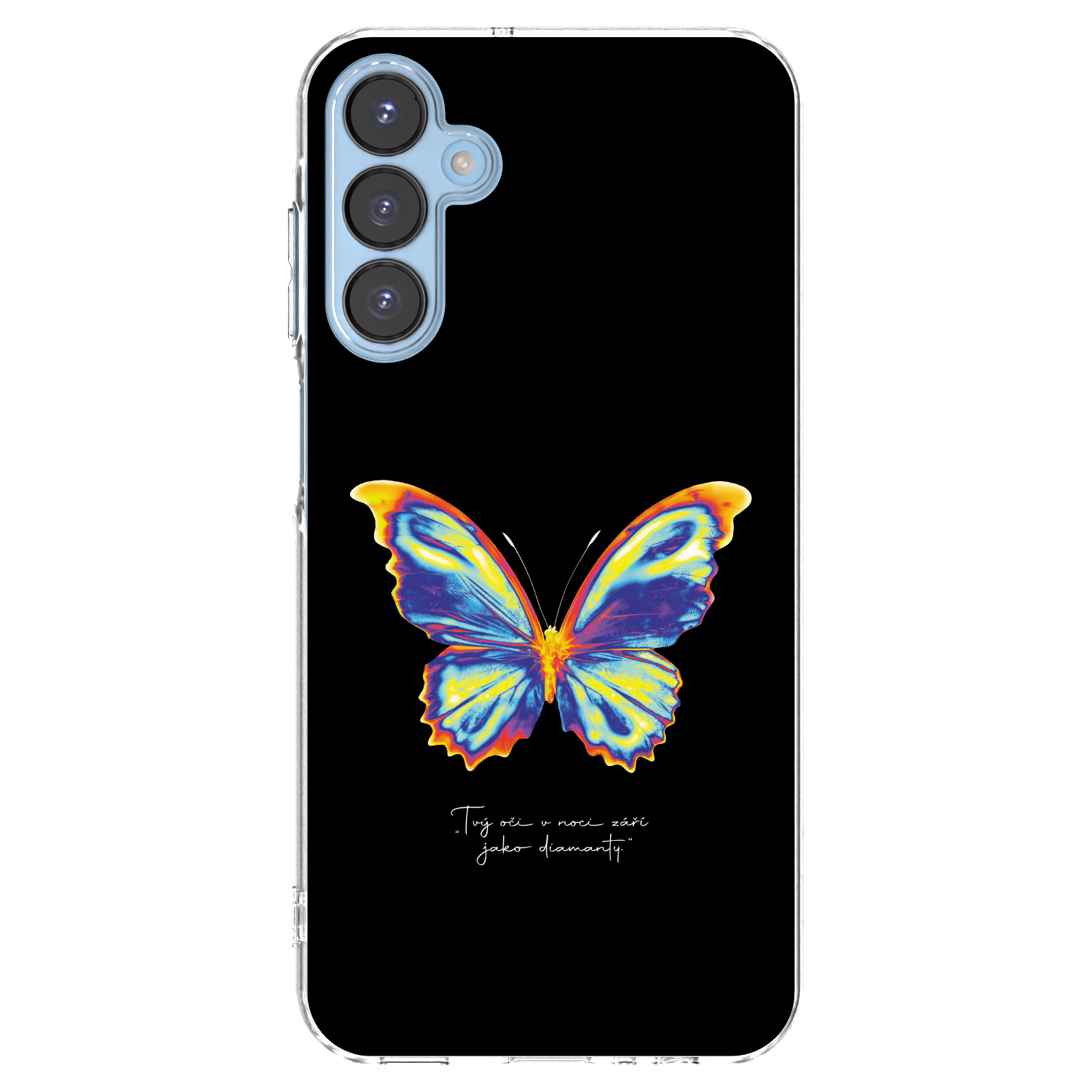 Picasee husă transparentă din silicon pentru Samsung Galaxy A15 A156B 5G - Diamanty Black