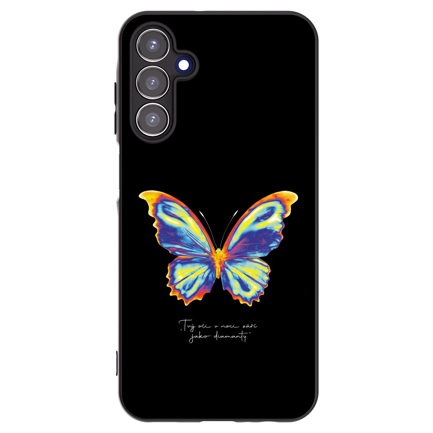 Picasee husă neagră din silicon pentru Samsung Galaxy A15 A155F 4G - Diamanty Black