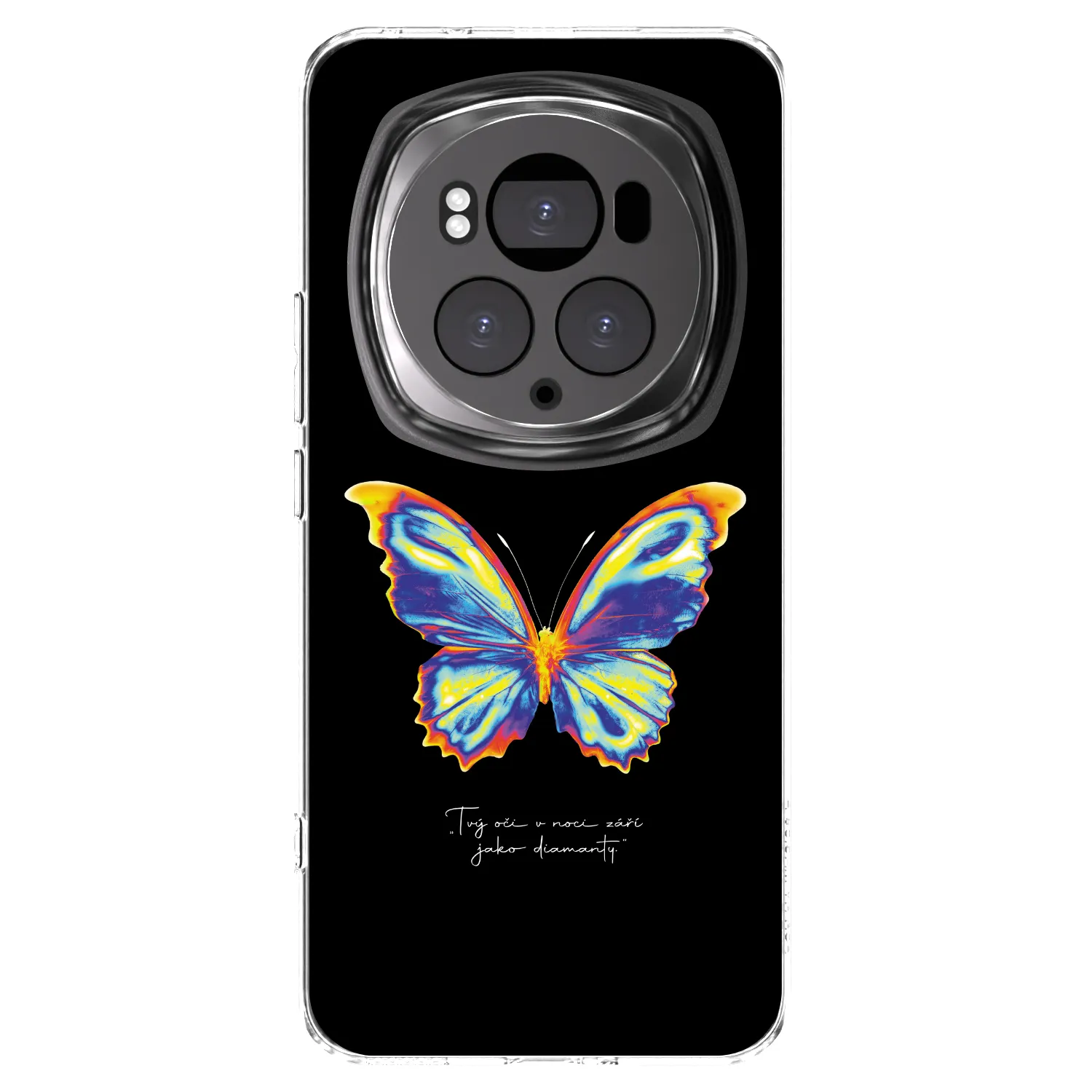 Picasee husă transparentă din silicon pentru Honor Magic6 Pro - Diamanty Black