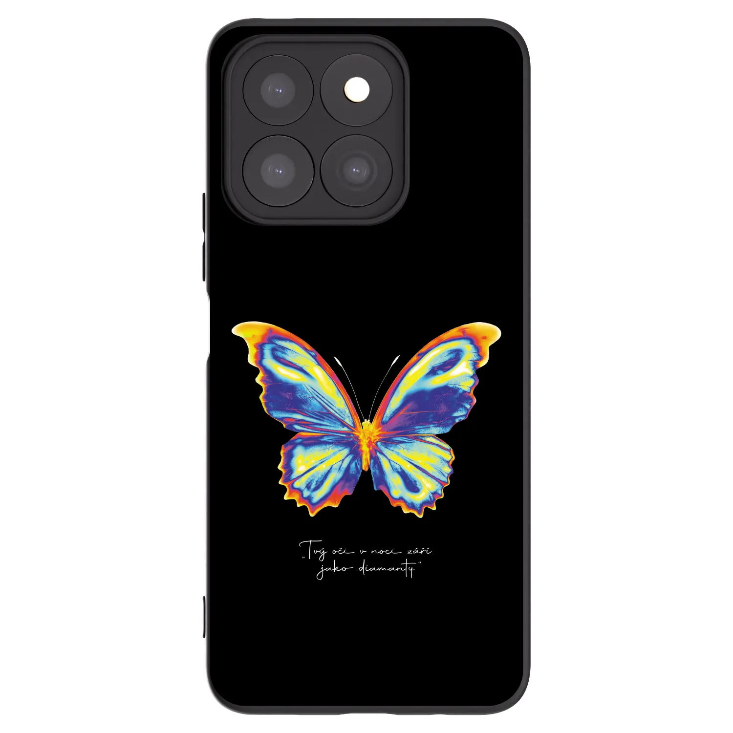 Picasee husă neagră din silicon pentru Honor X8b - Diamanty Black