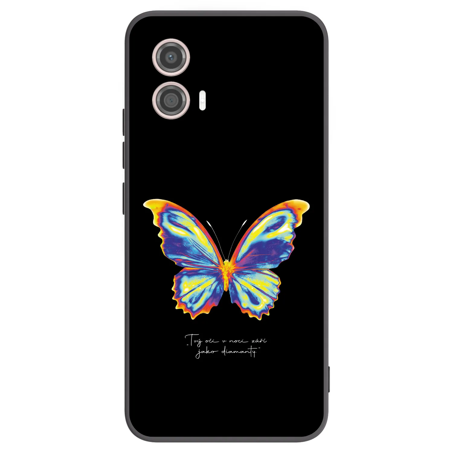 Picasee husă neagră din silicon pentru Motorola Moto G53 5G - Diamanty Black