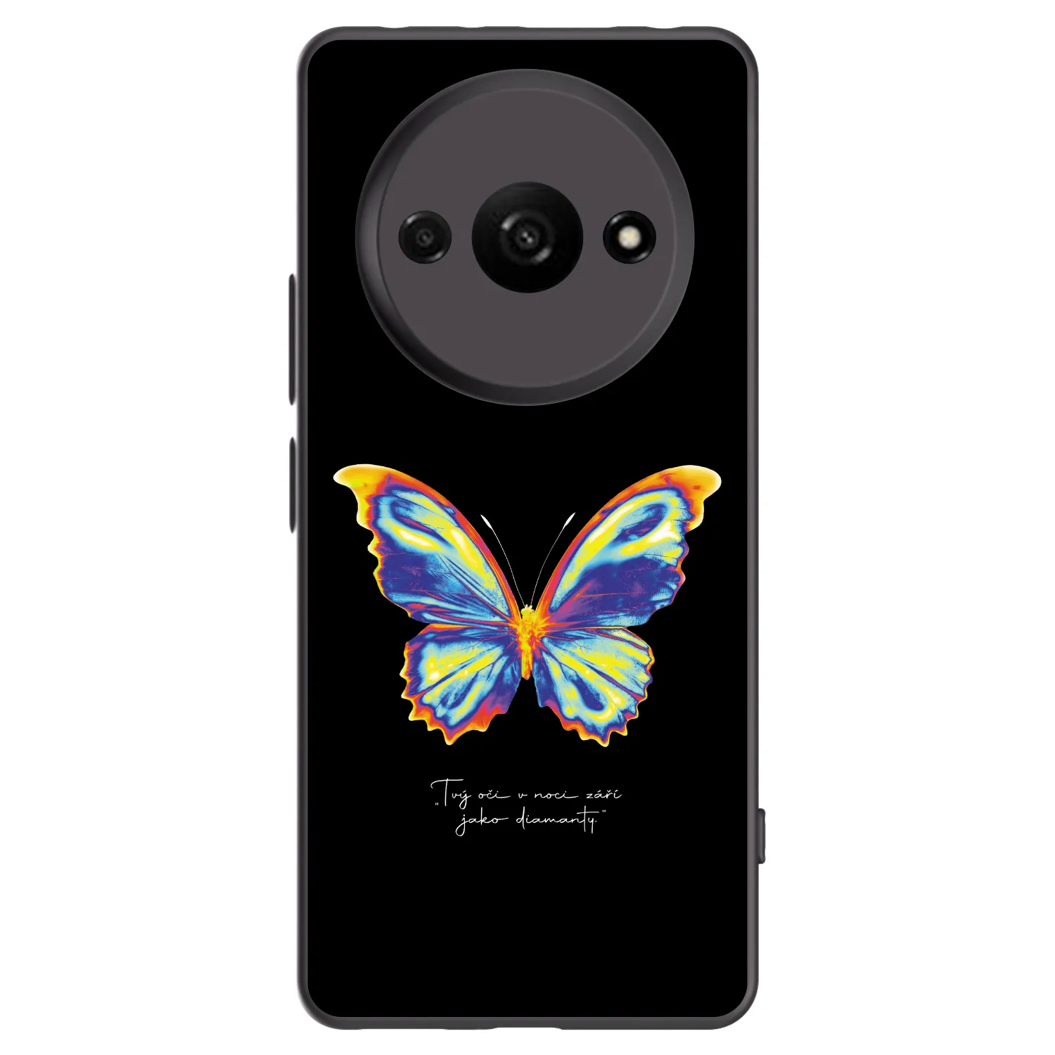 Picasee husă neagră din silicon pentru Xiaomi Redmi A3 - Diamanty Black