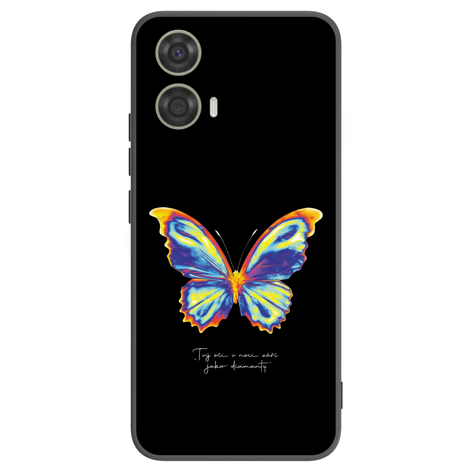 Picasee husă neagră din silicon pentru Motorola Moto G24 - Diamanty Black