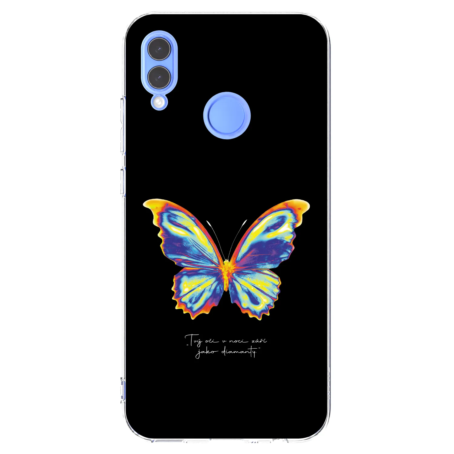 Picasee husă transparentă din silicon pentru Honor 10 Lite - Diamanty Black